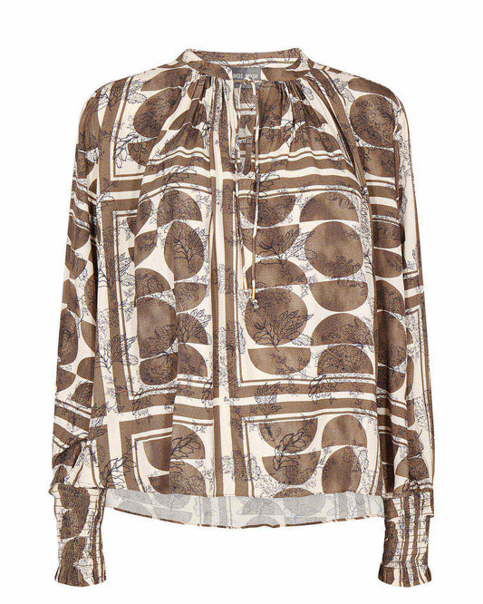 Macha Ls Bubble Blouse