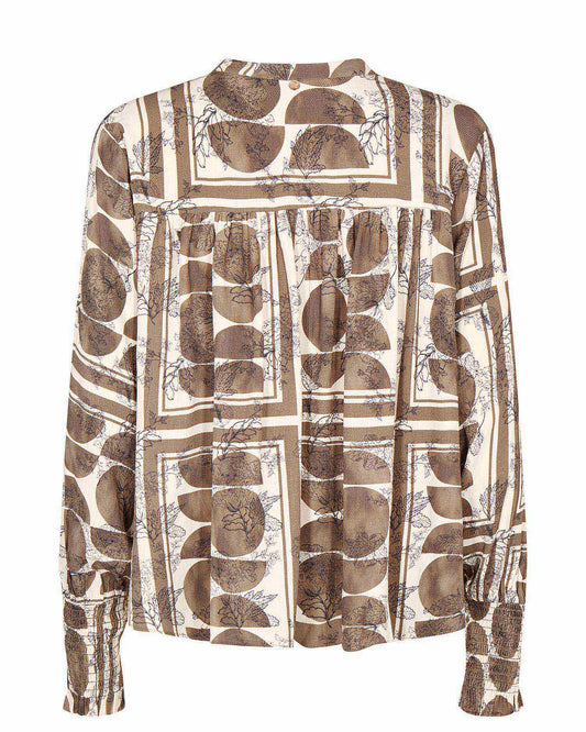 Macha Ls Bubble Blouse