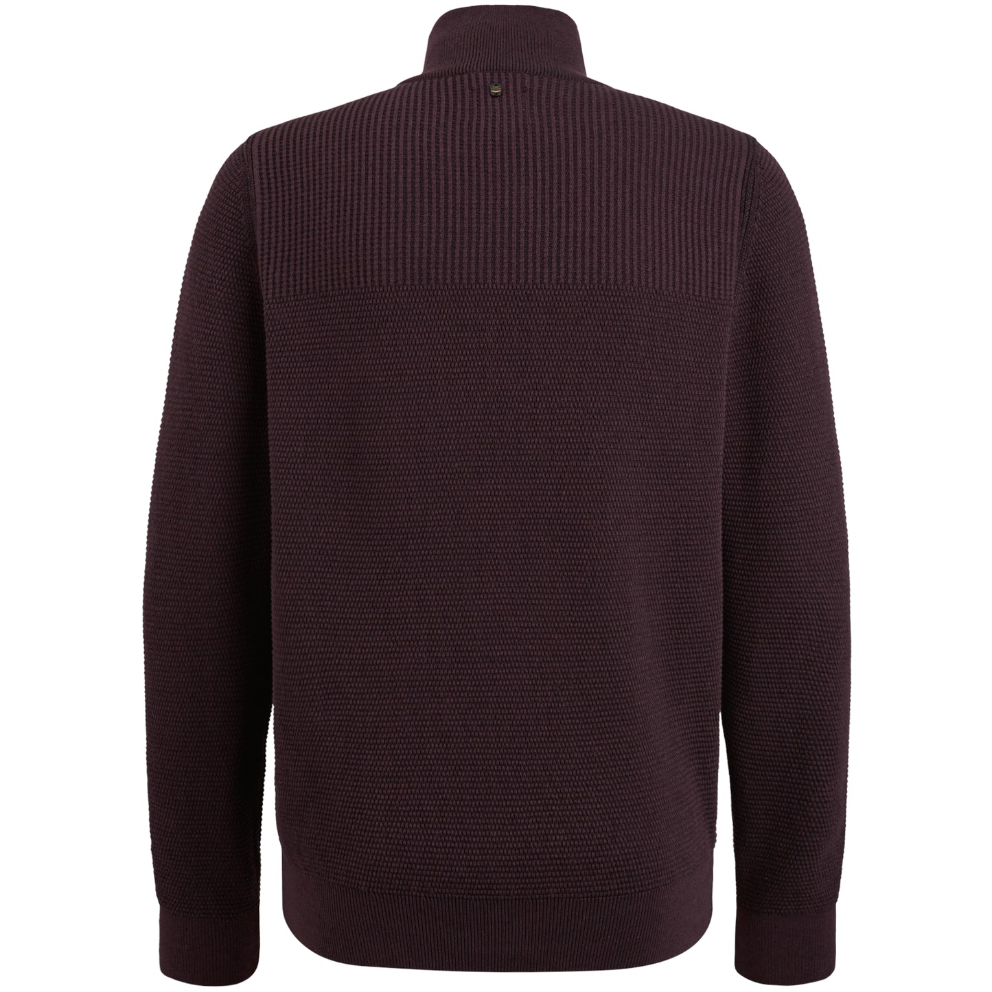 Half zip collar cotton plated