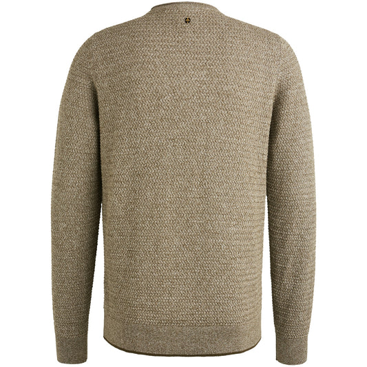 R-neck cotton mouline