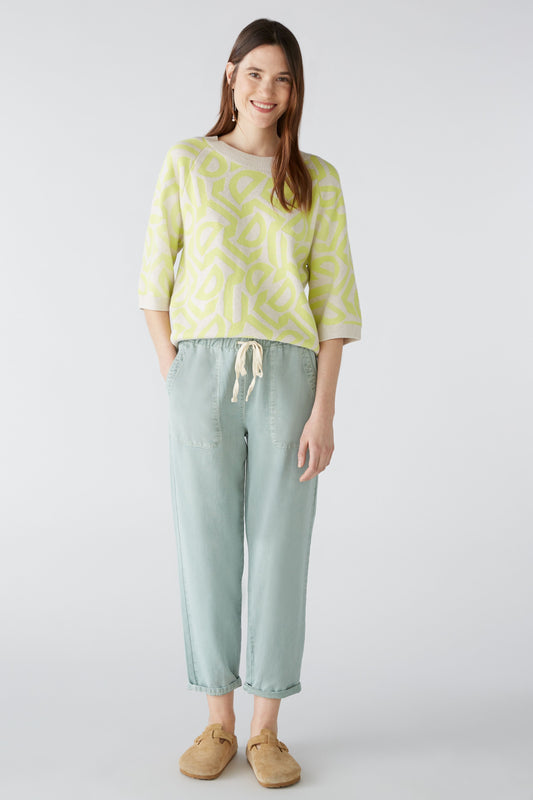 Jogger aus Lyocell- Baumwollmischung