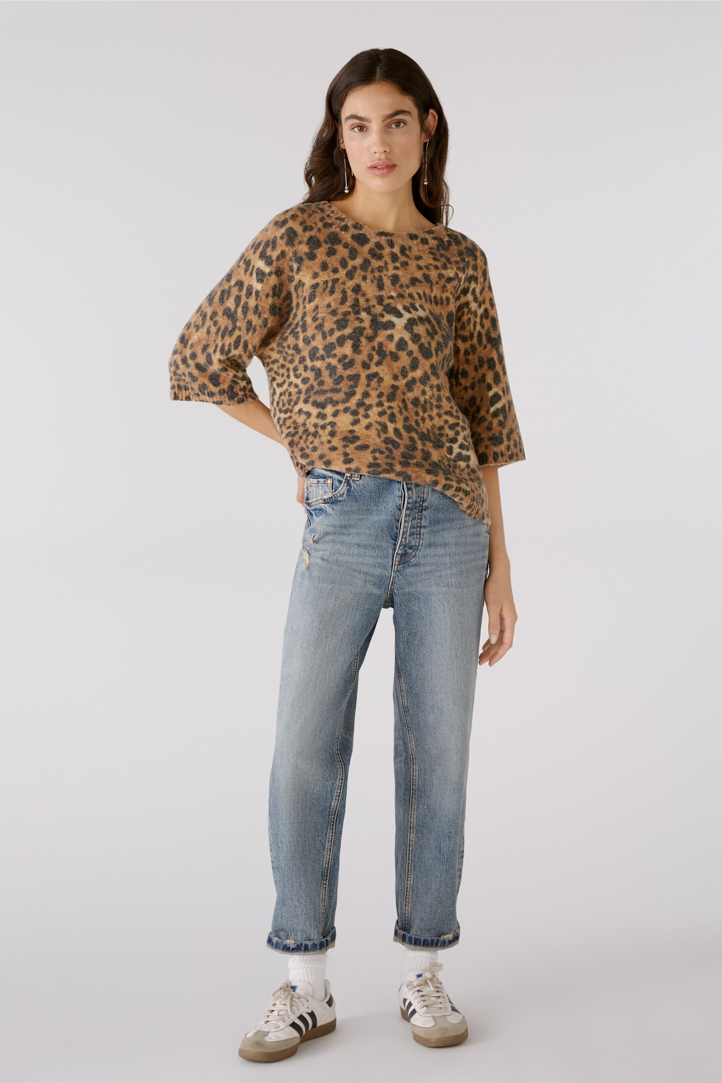 Pullover mit Leodruck