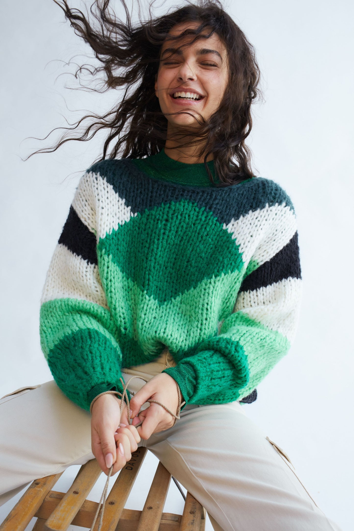 Pullover mit Wolle und Mohair