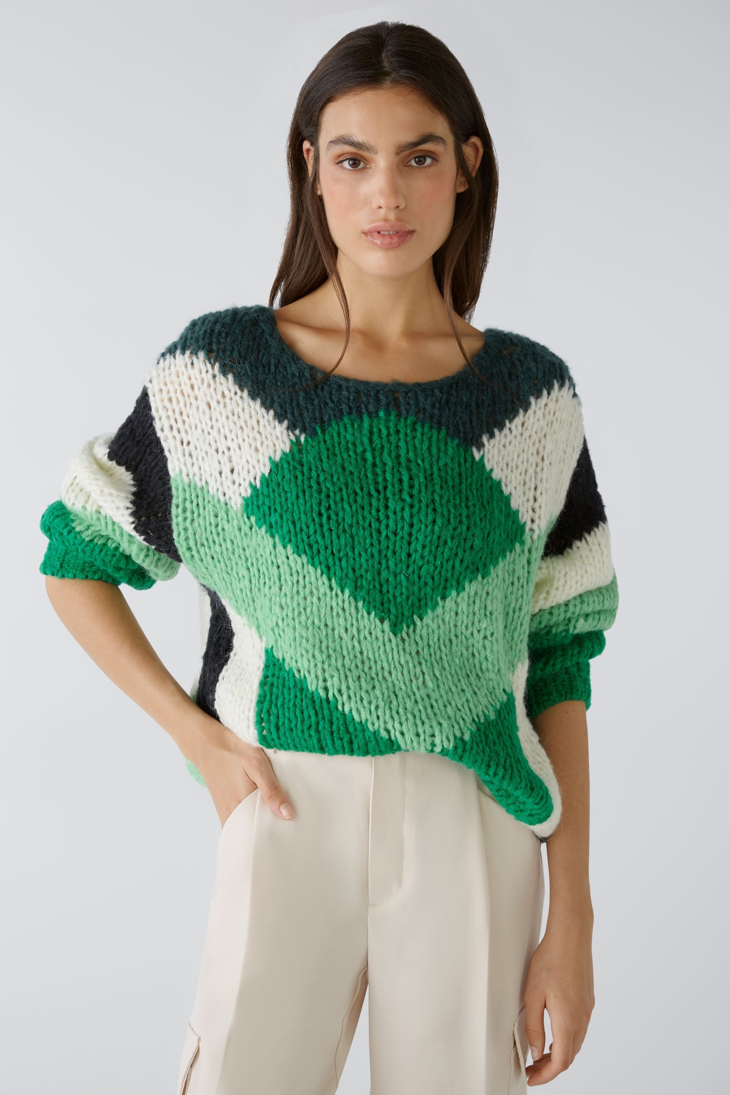 Pullover mit Wolle und Mohair
