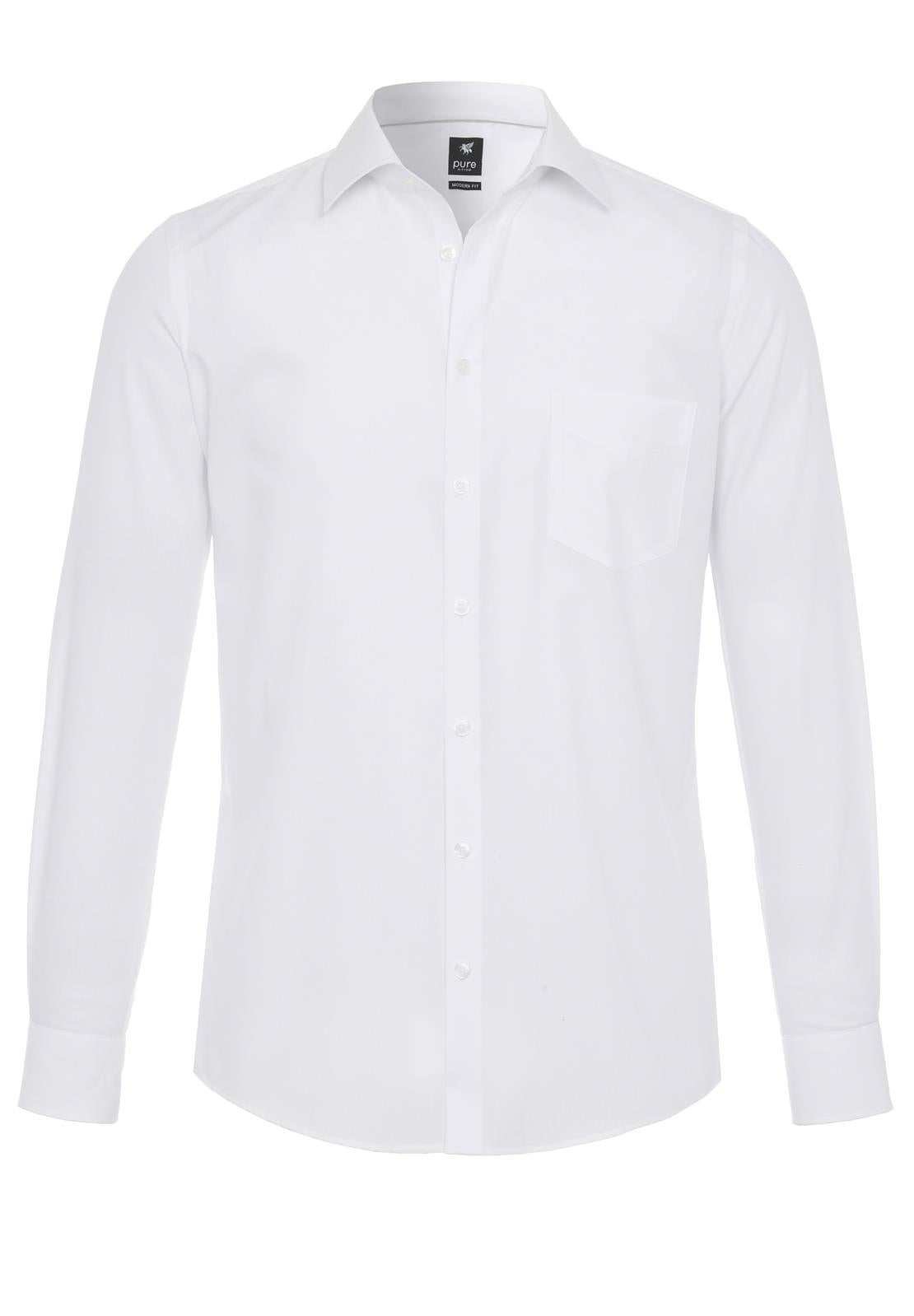 PURE Hemd City modern fit Langarm