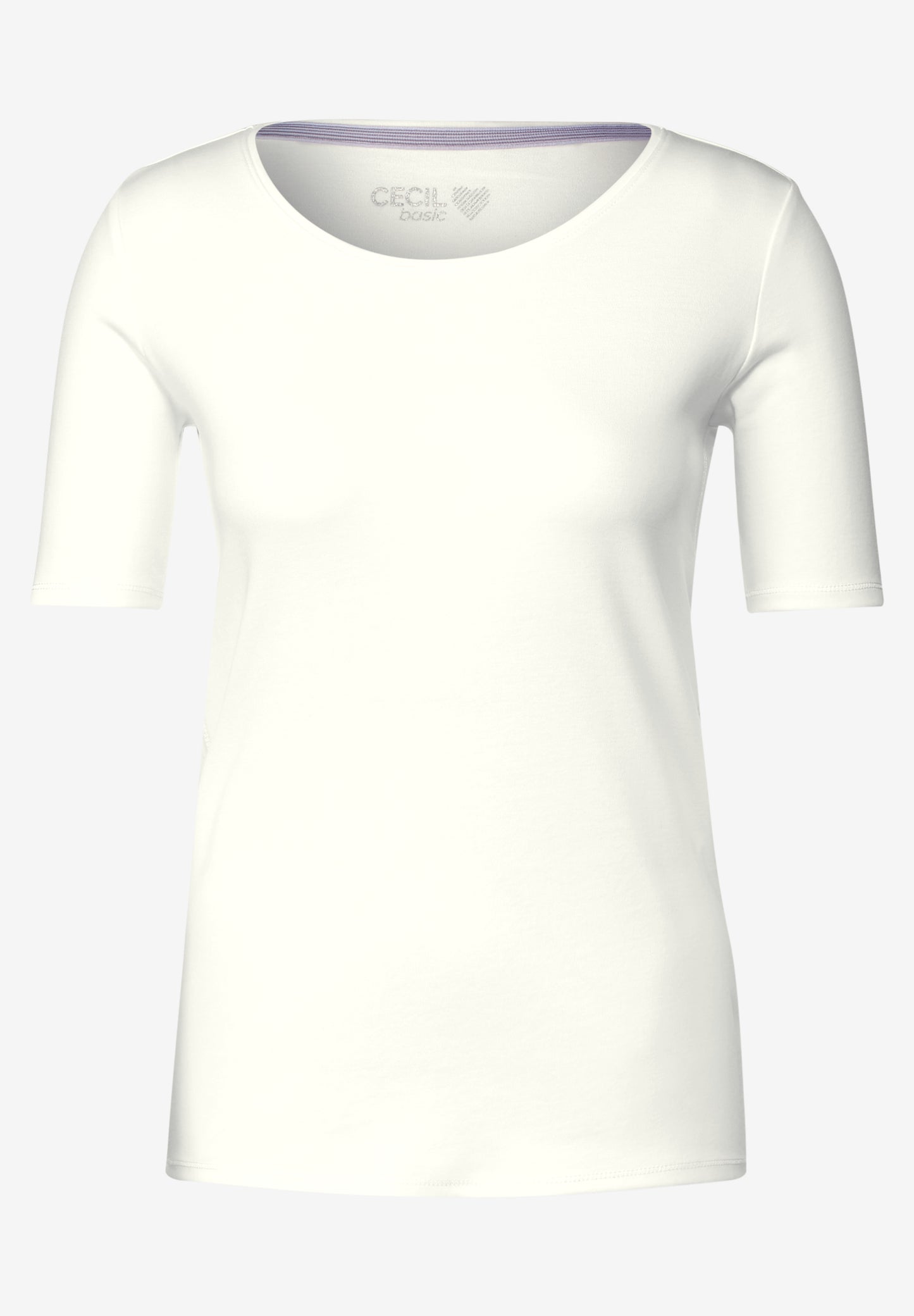 T-Shirt in Unifarbe