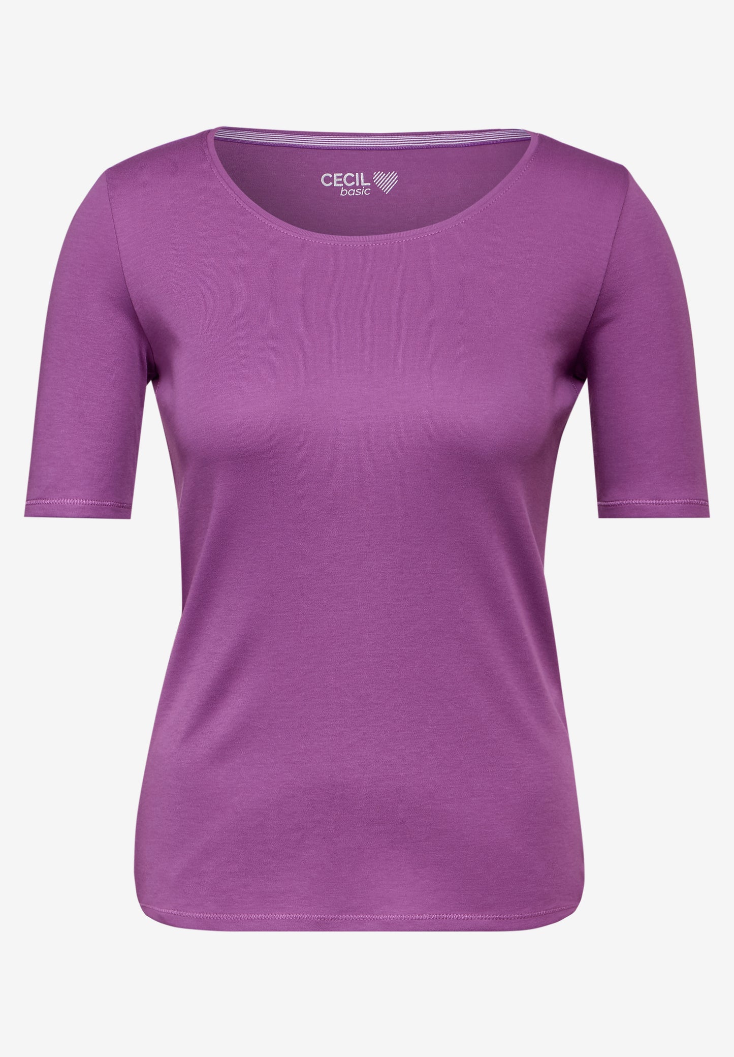 T-Shirt in Unifarbe