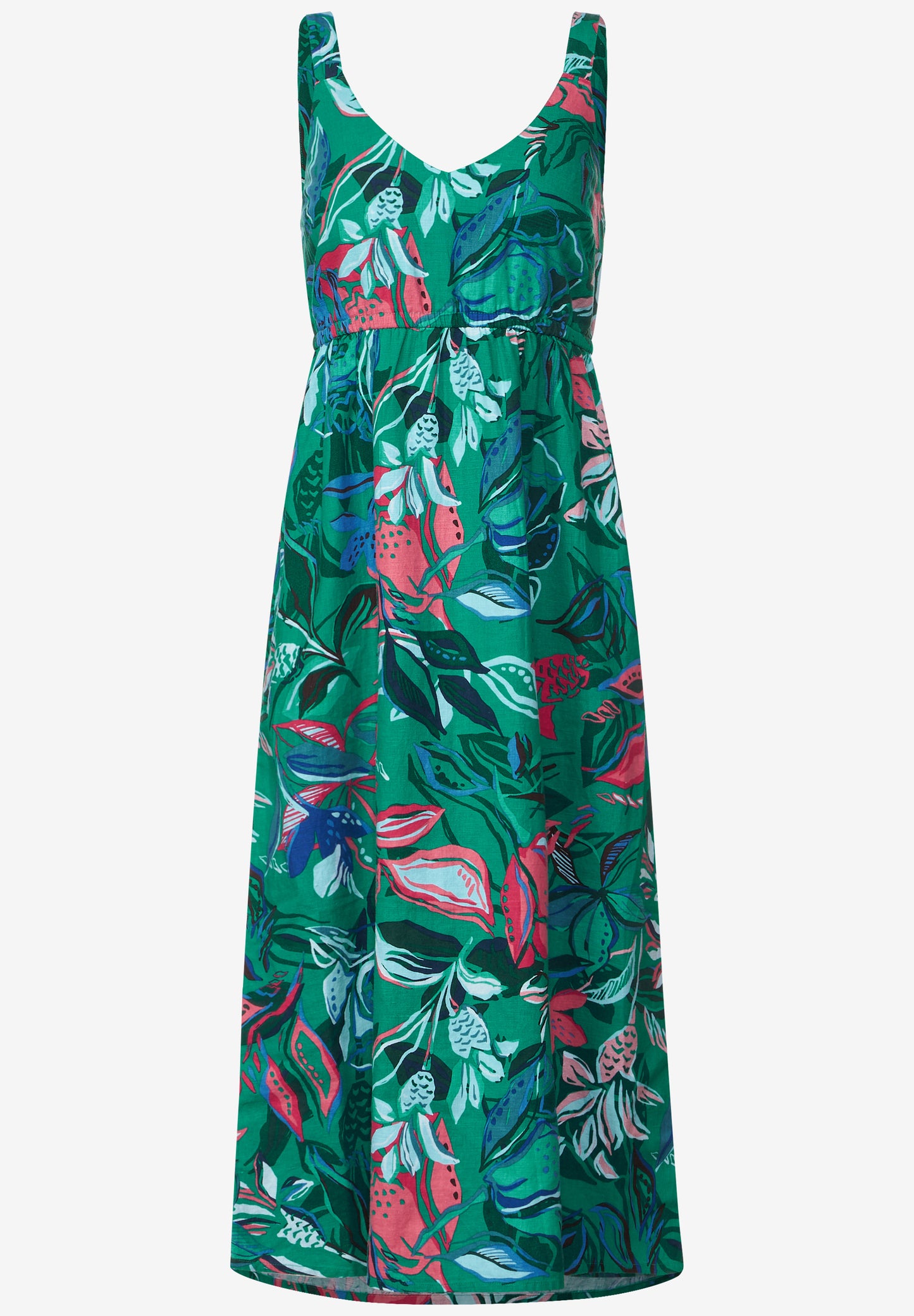 Midi Leinenmix Kleid