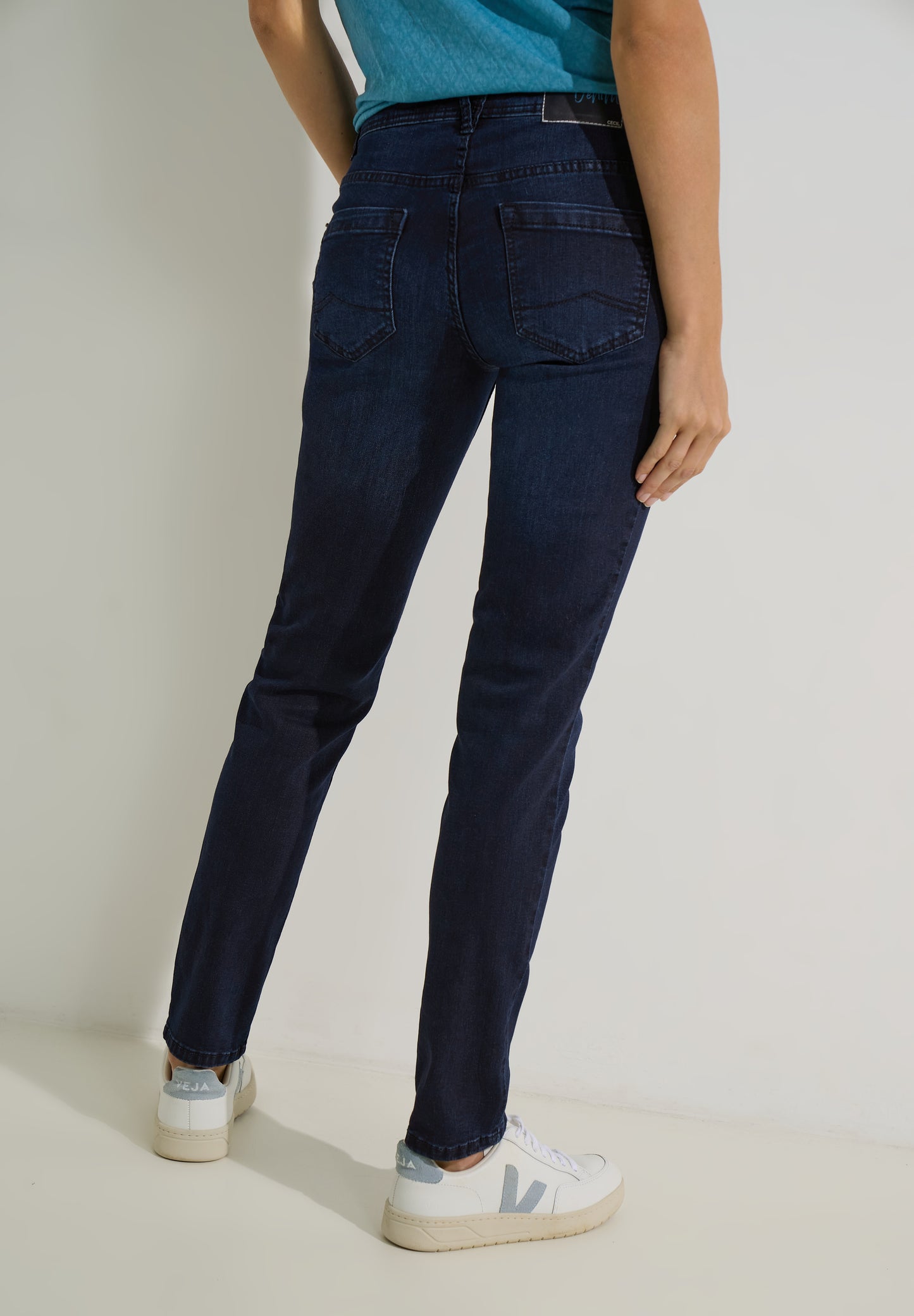 Blaue Loose Fit Jeans