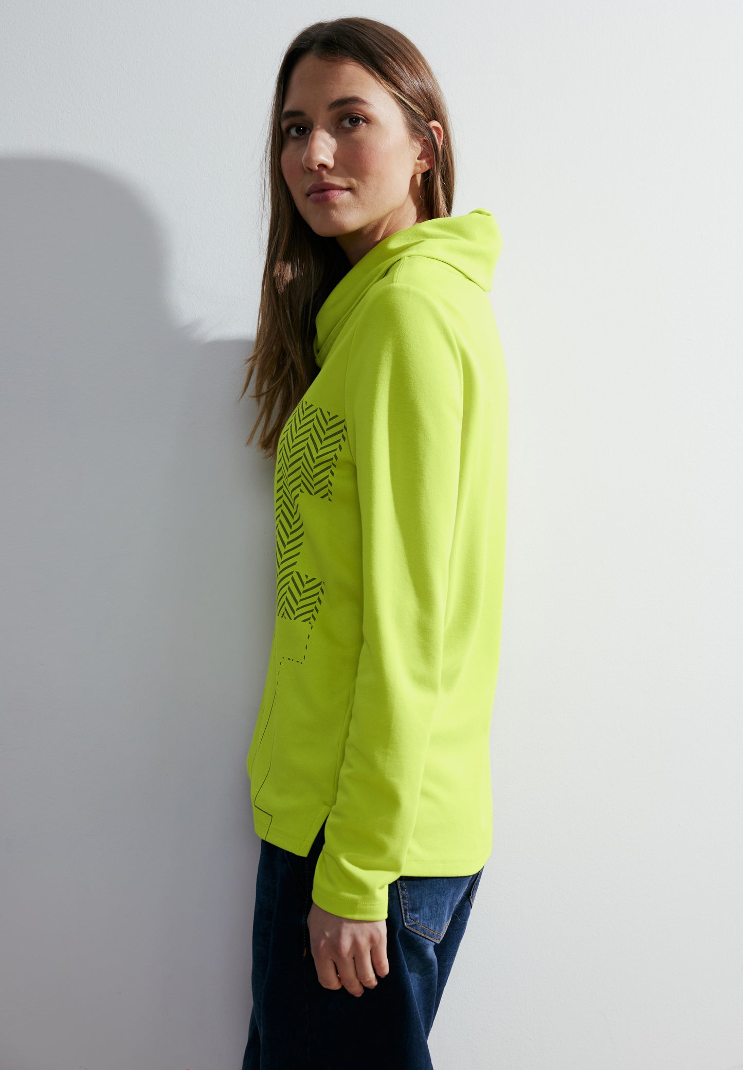 Volumenkragen Shirt