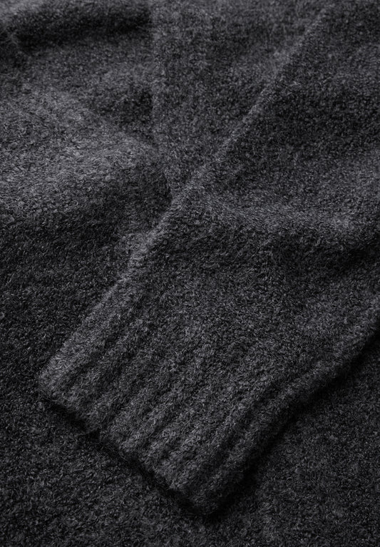 Langer Bouclé Cardigan