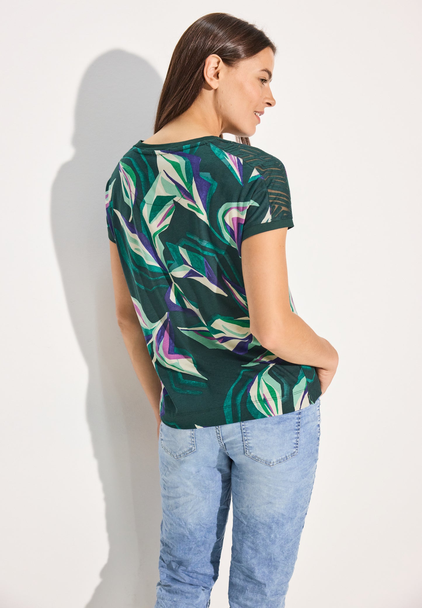 Shirt im Ausbrenner Look