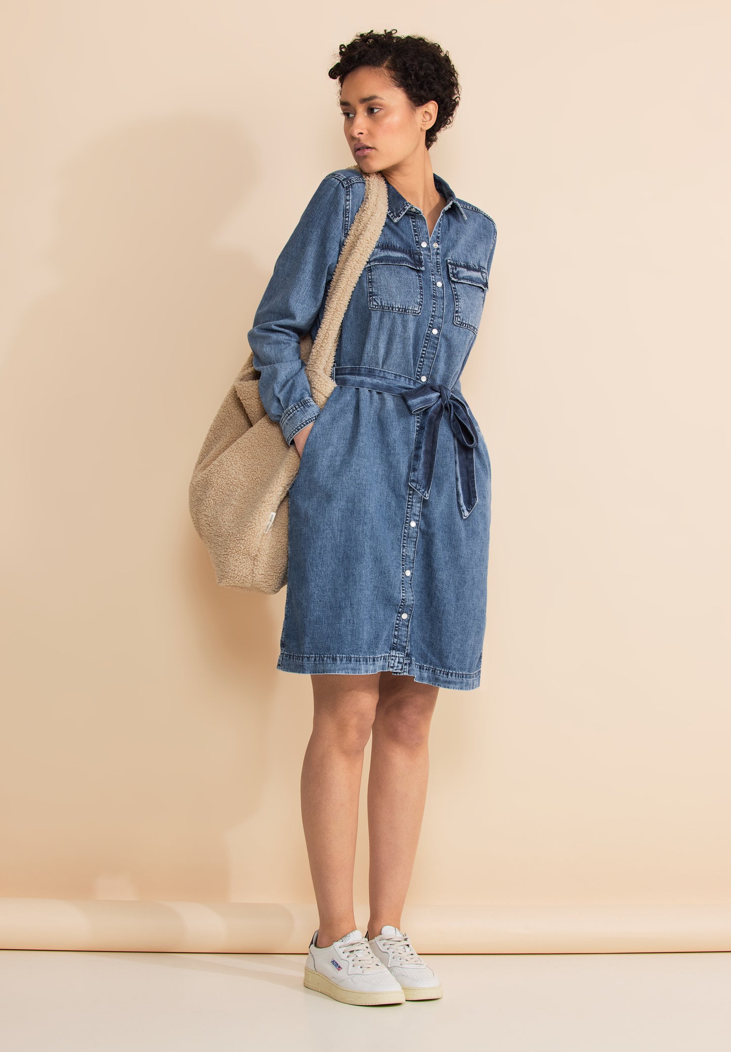 Jeans Hemdkleid