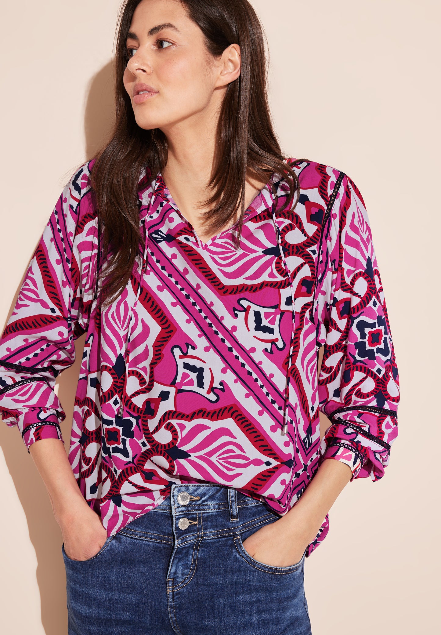 Print Tunika Bluse
