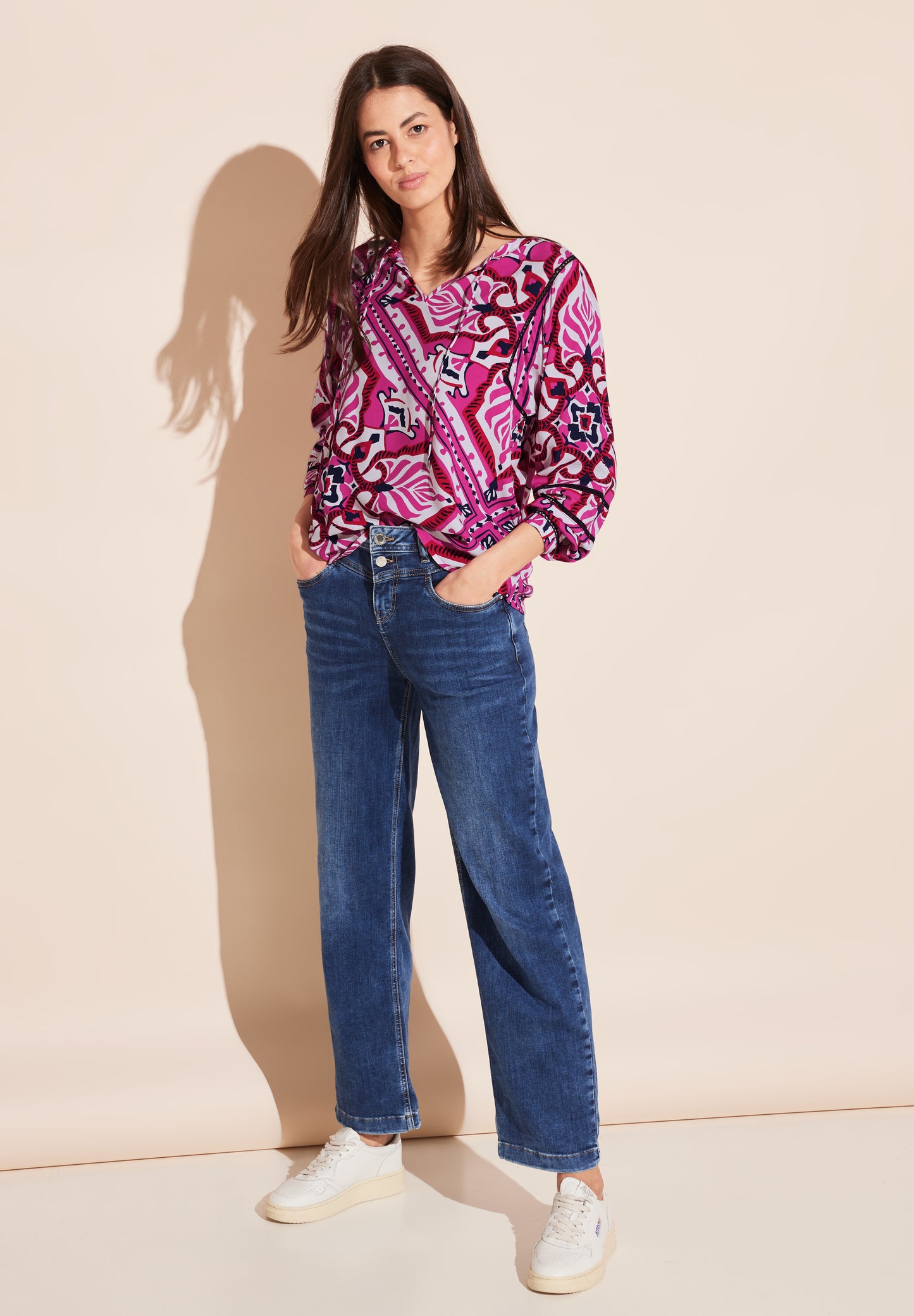 Print Tunika Bluse