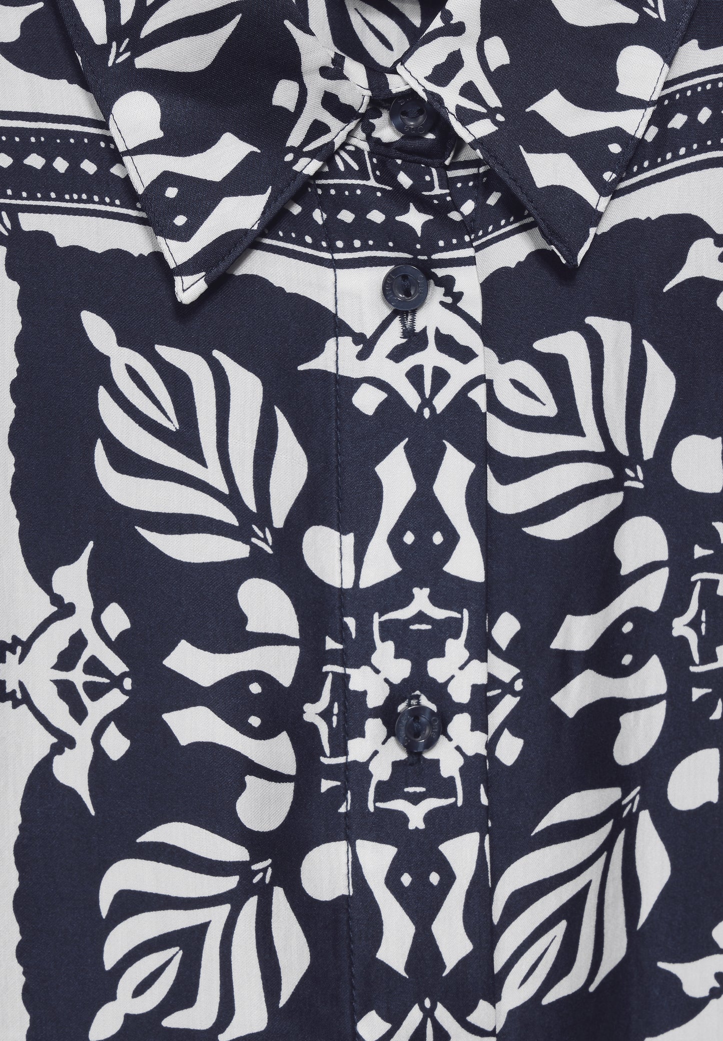 Print Satin Bluse