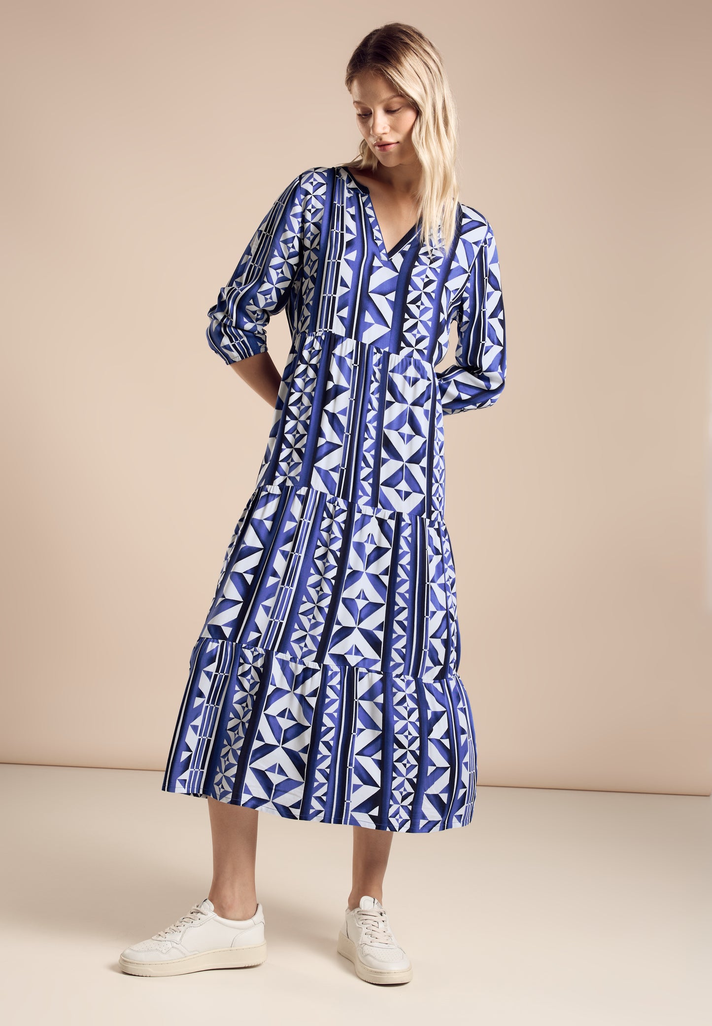 Midikleid mit Print