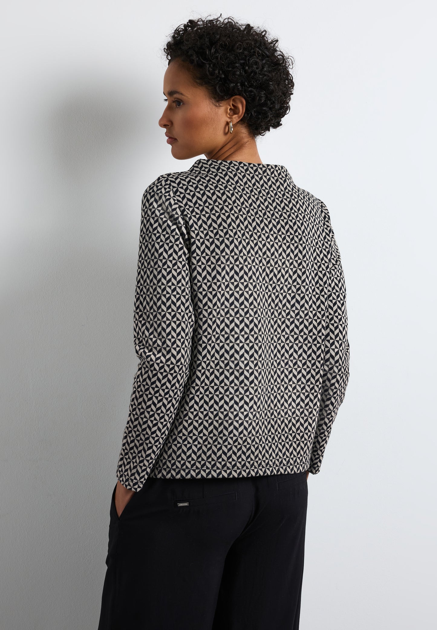 Bedrucktes Langarmshirt