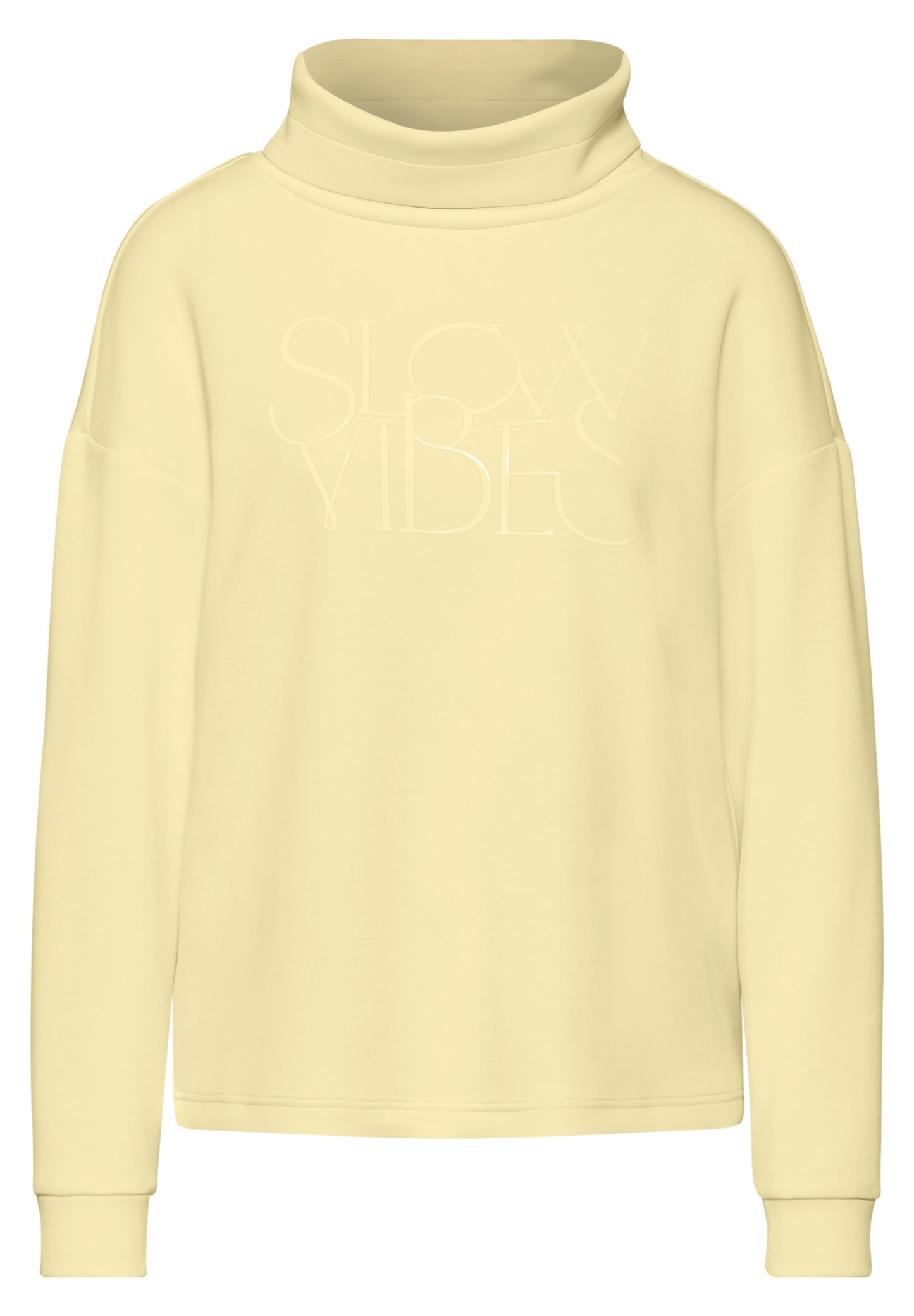 Silk-Look Shirt mit Wording