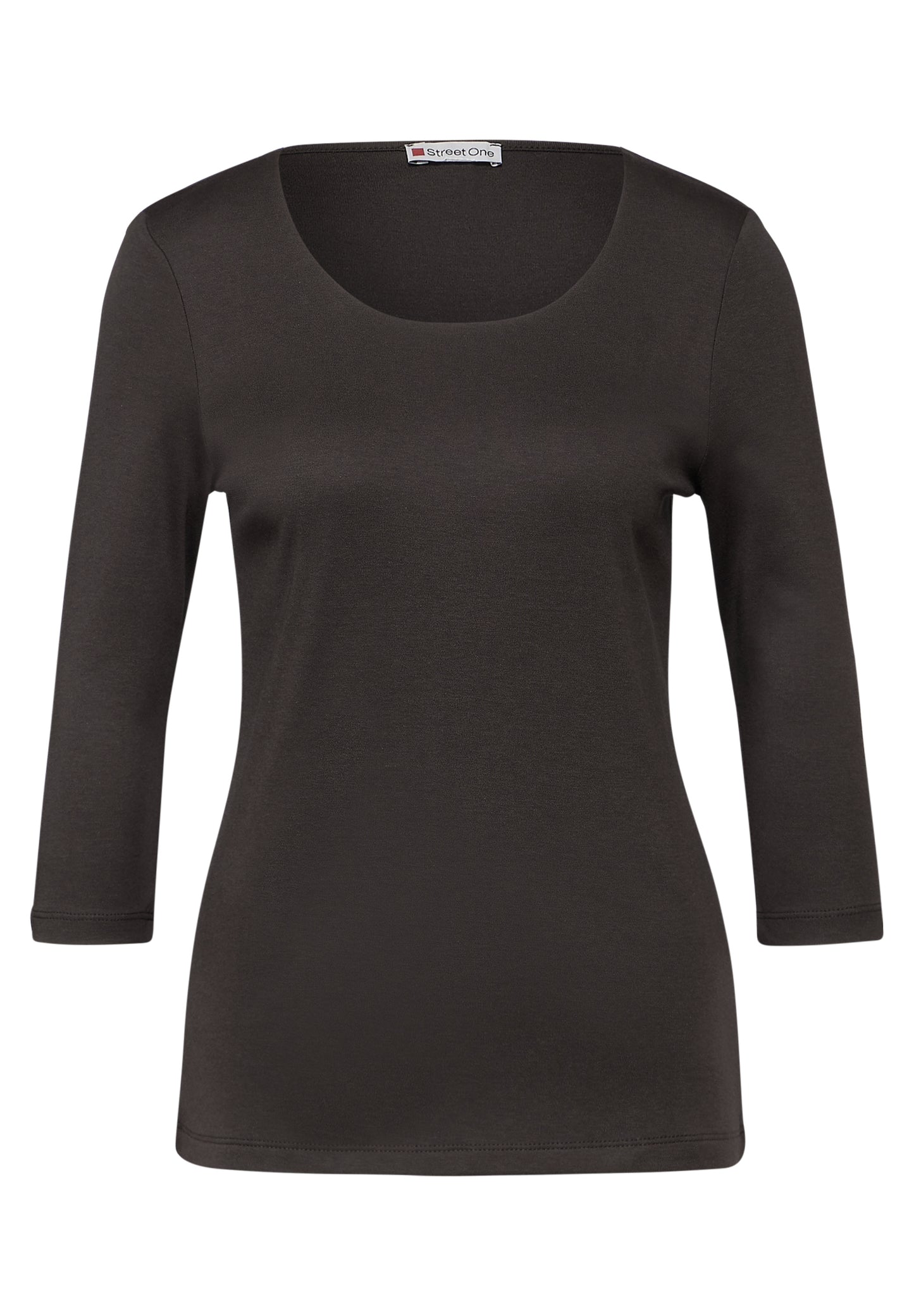 Basic T-Shirt mit 3/4 Arm