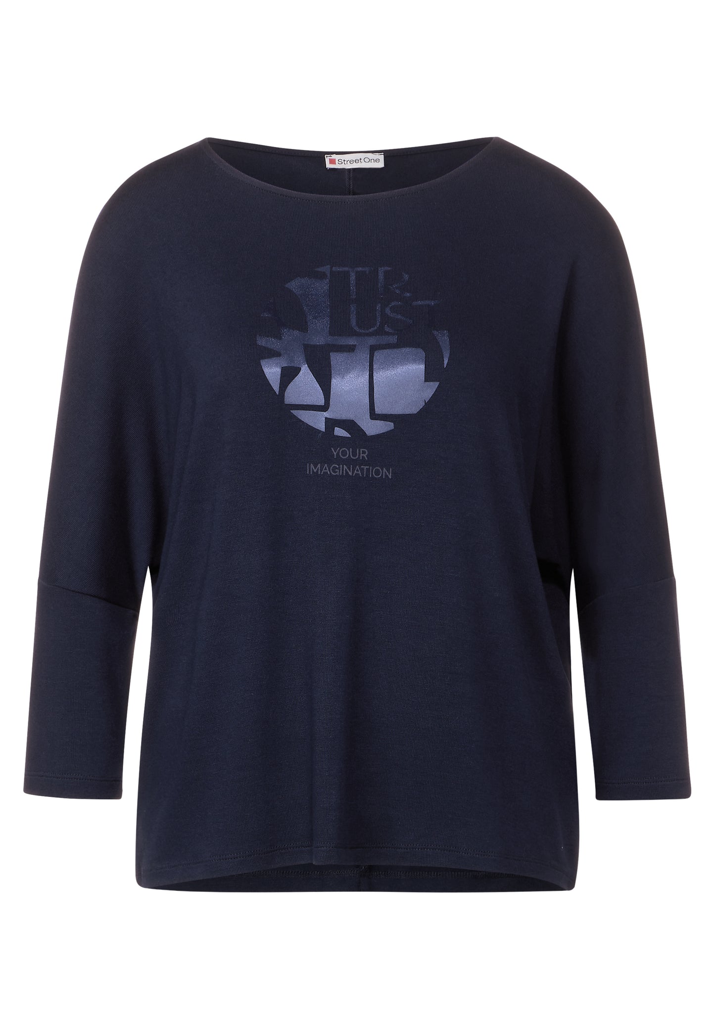 Shirt mit Schimmer Print