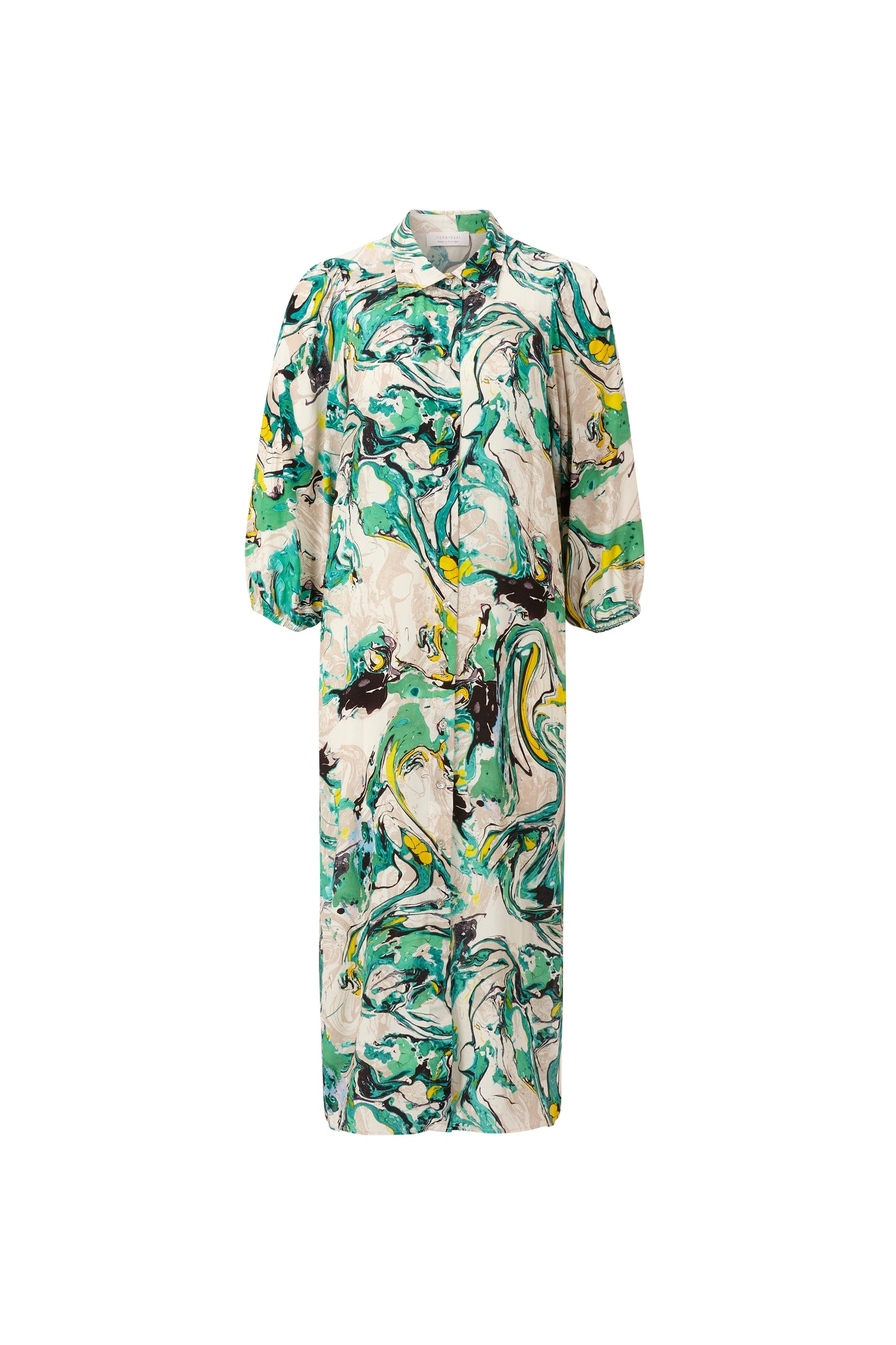 printed midi dress