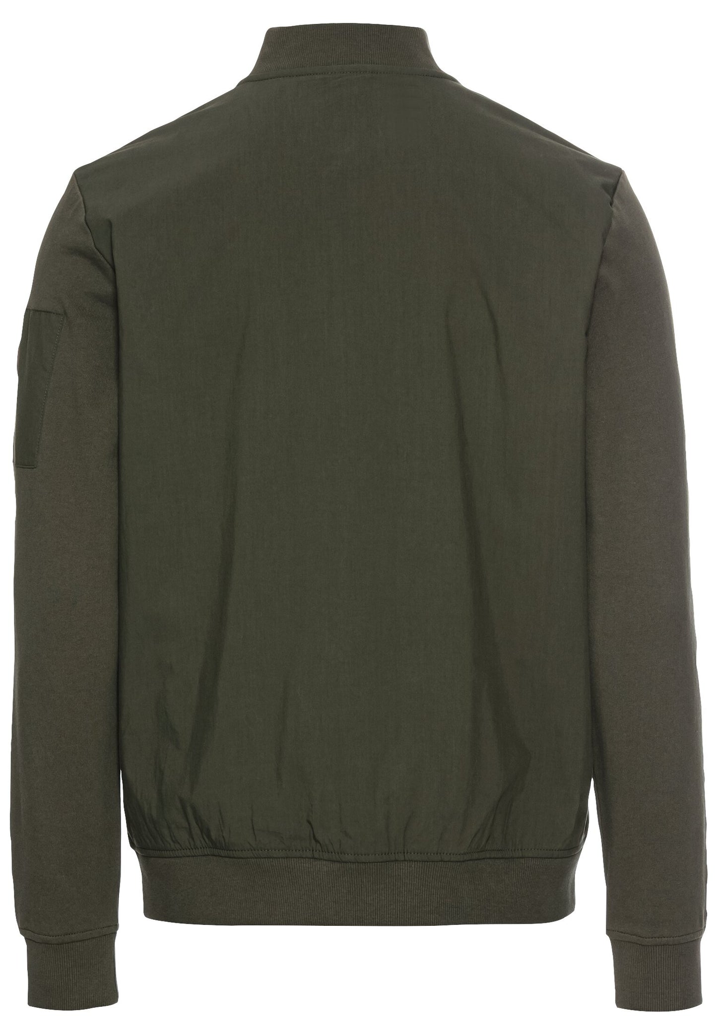 Sweatjacke mit Bomberkragen