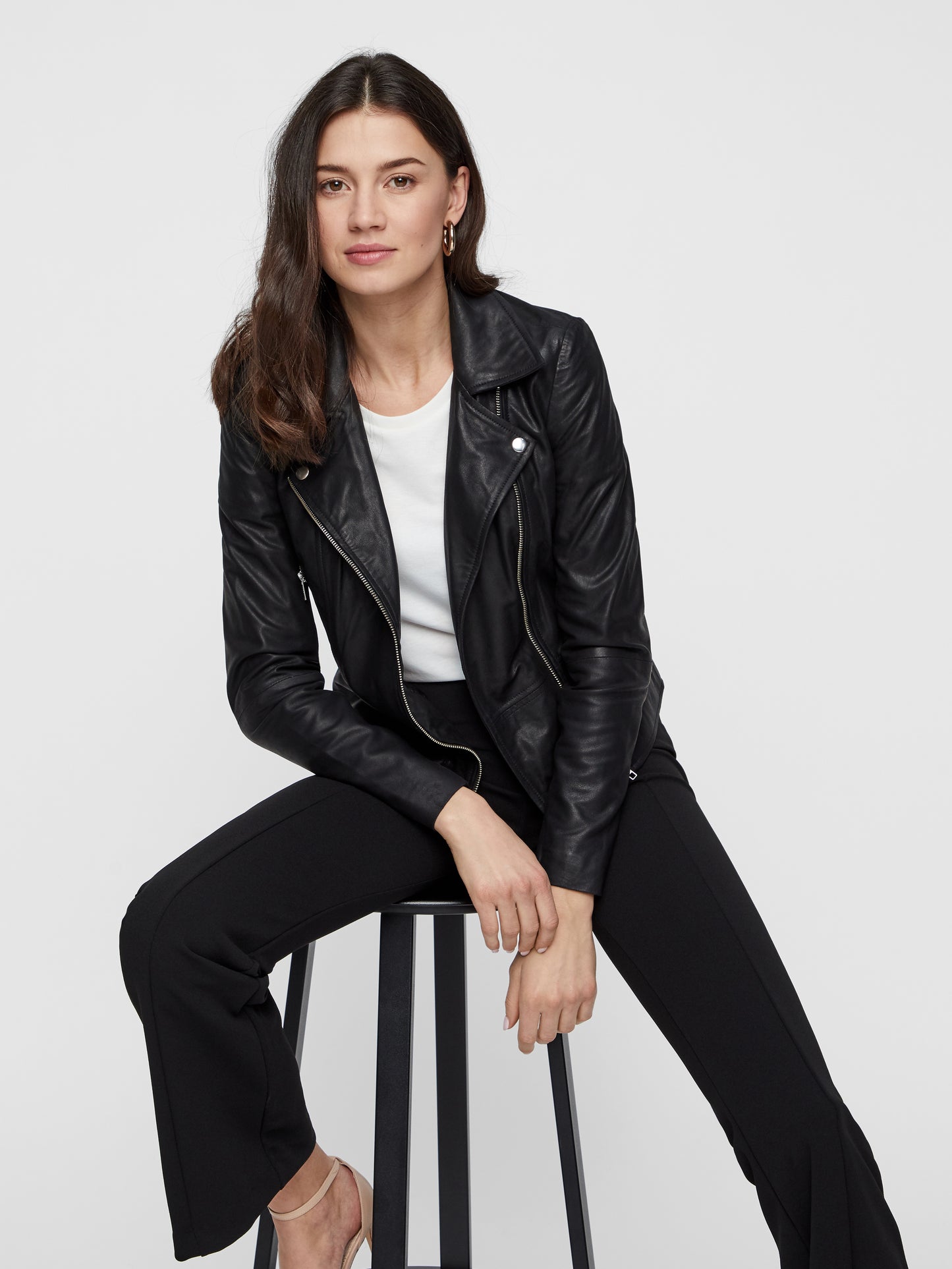 YASSOPHIE Damen Lederjacke