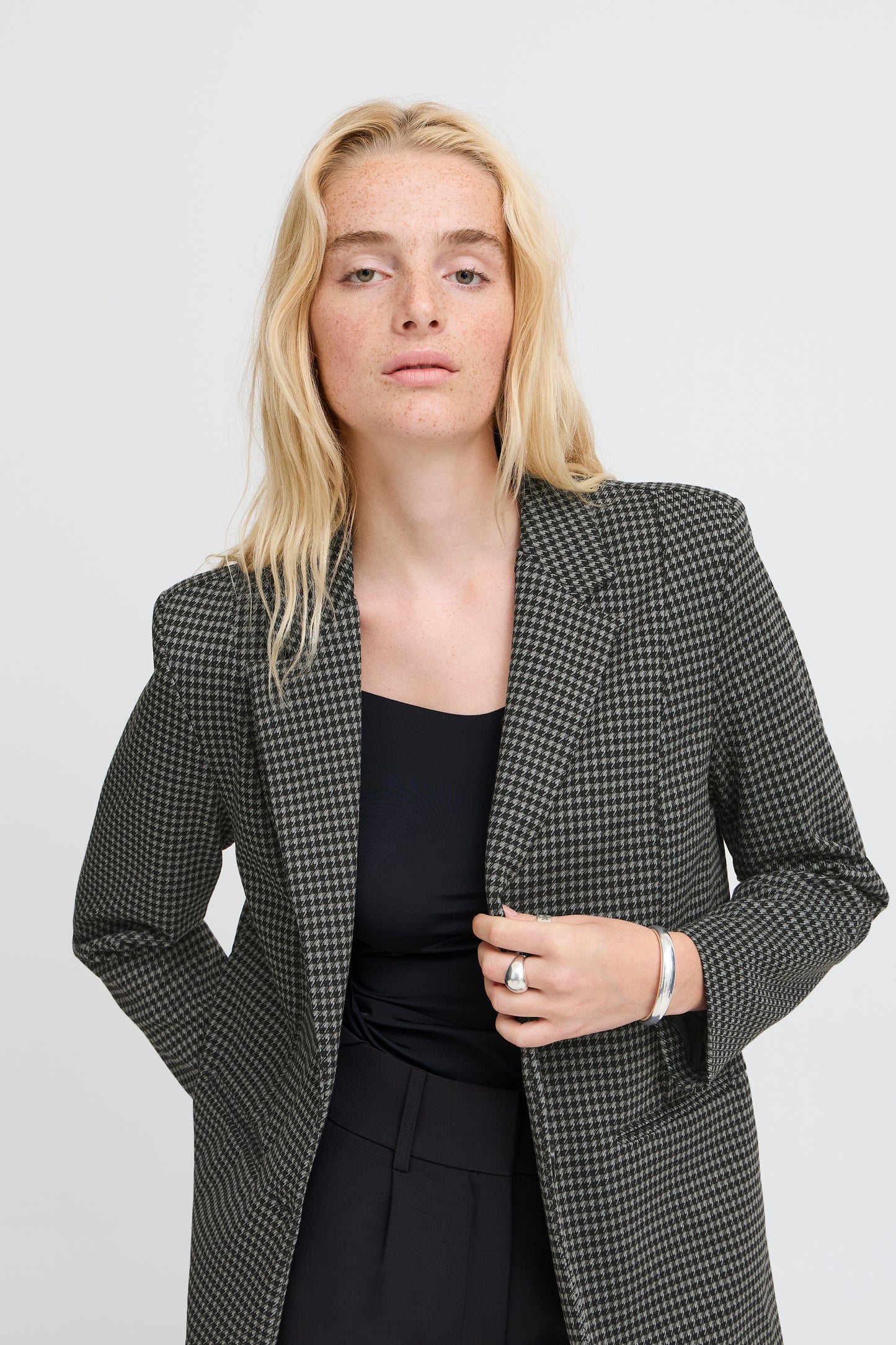 IHKATE HOUNDSTOOTH OVERSIZE BL2