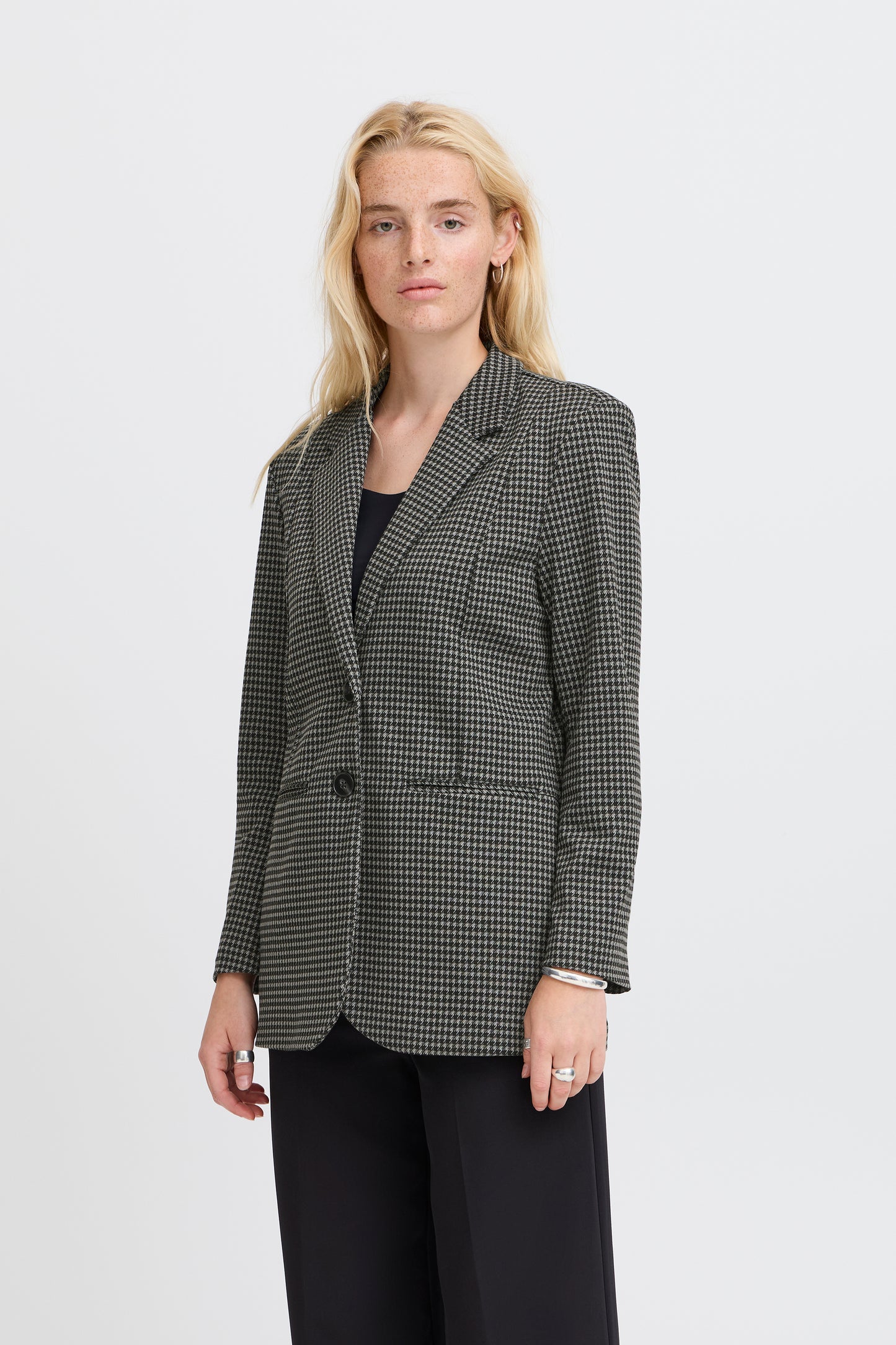 IHKATE HOUNDSTOOTH OVERSIZE BL2