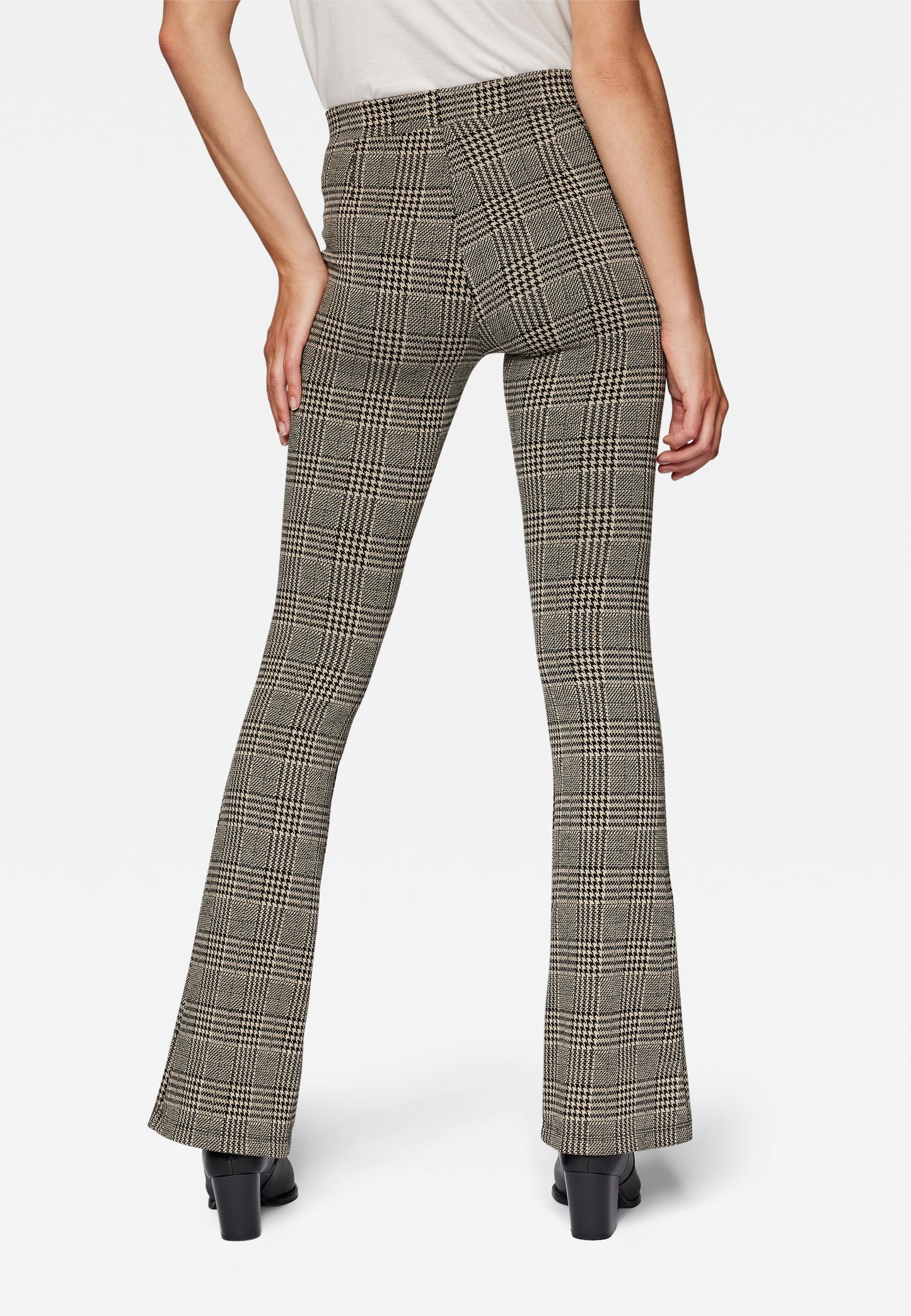 CHECK KNIT PANTS