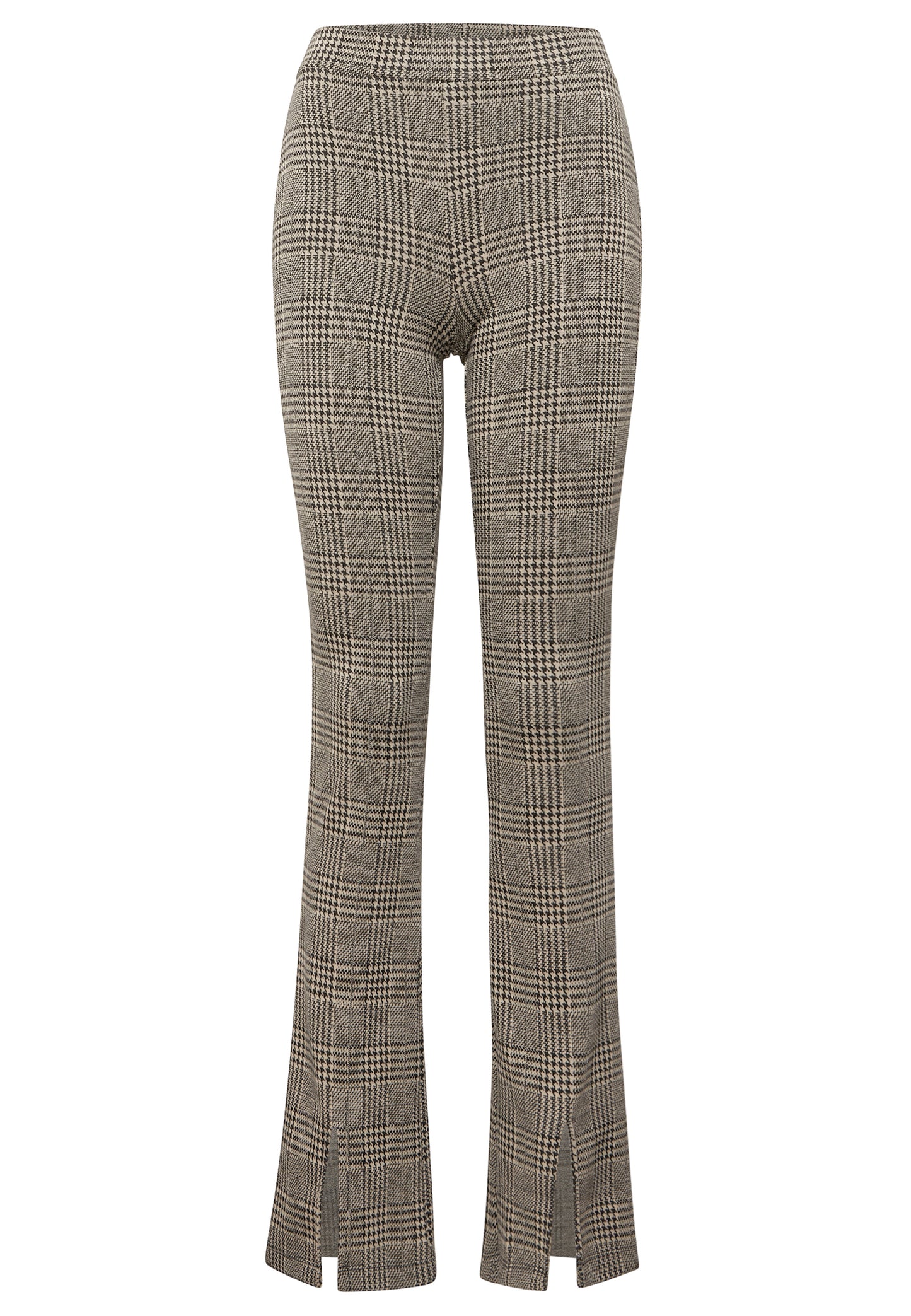 CHECK KNIT PANTS