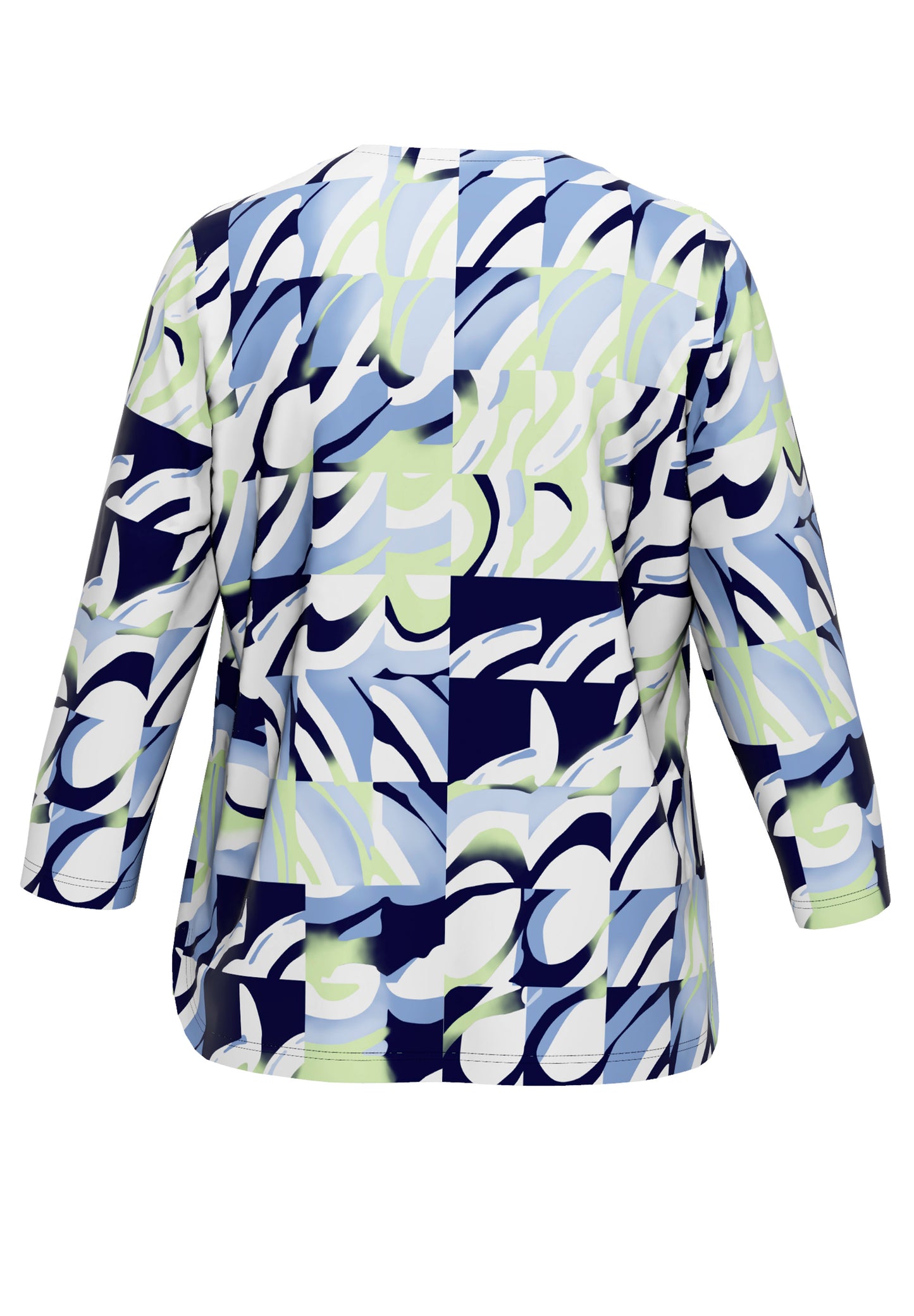 Blusenshirt NOS mit ansprechendem Dessin