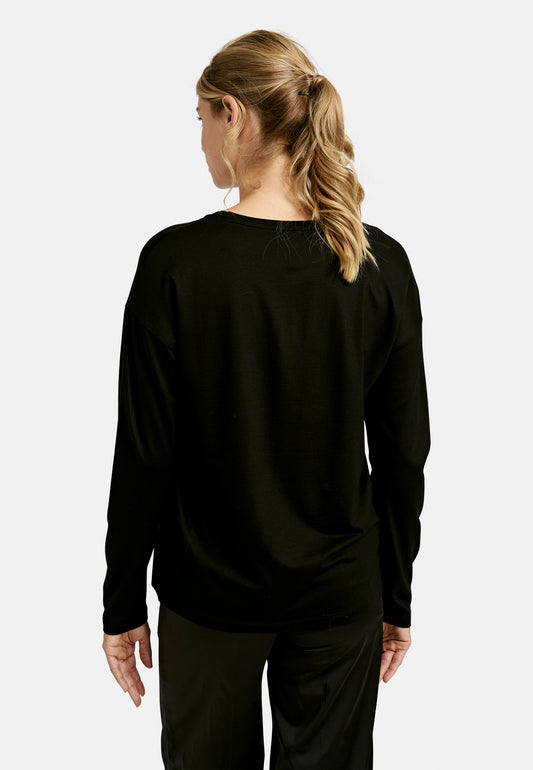 Boxy Longsleeve w roundneck + 1/1 sleeves