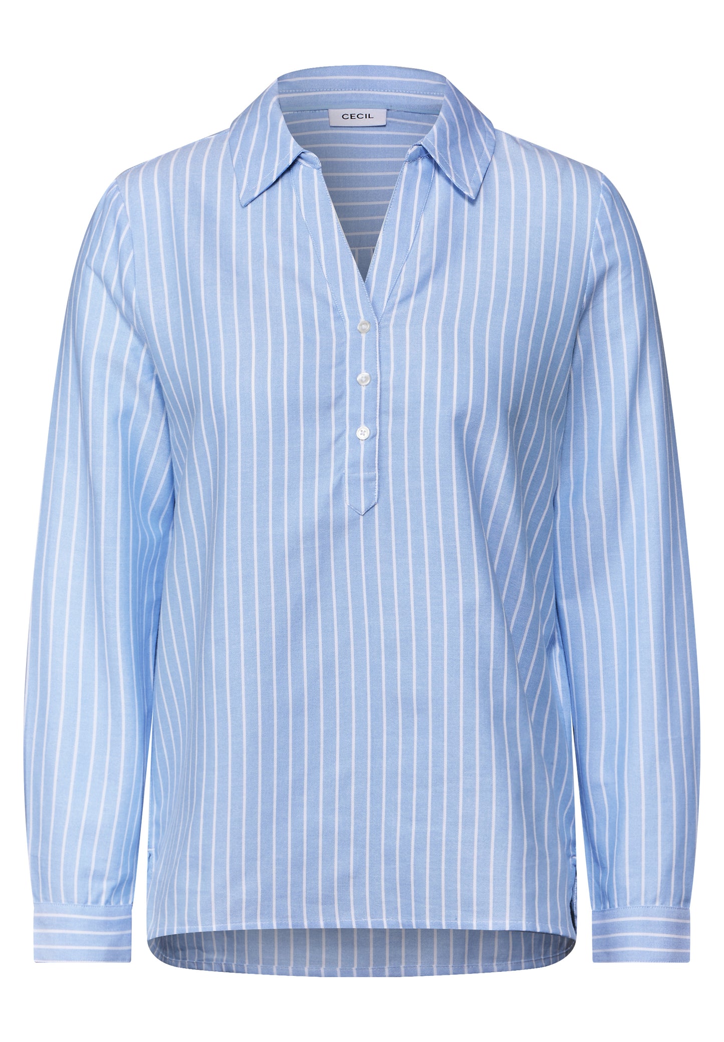 Gestreifte Oxford Bluse