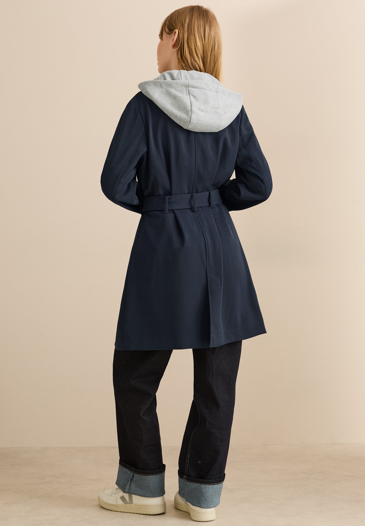 Trenchcoat mit Kapuze