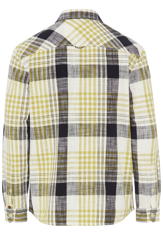 Kariertes Langarm Hemd aus Baumwolle