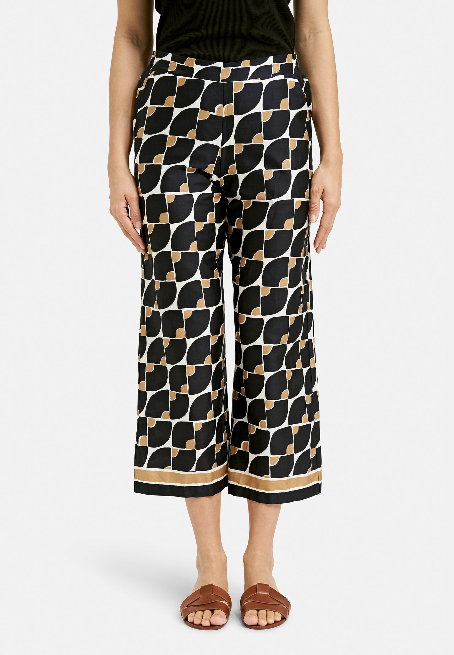culotte with elastic waist