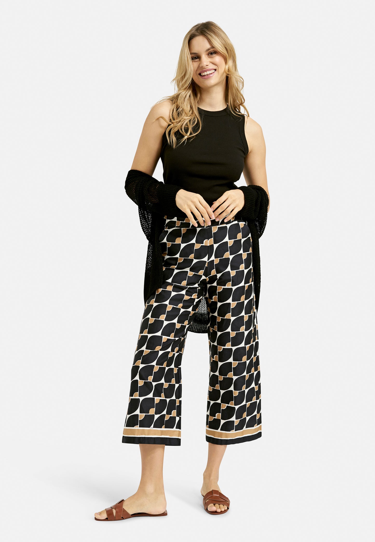 culotte with elastic waist