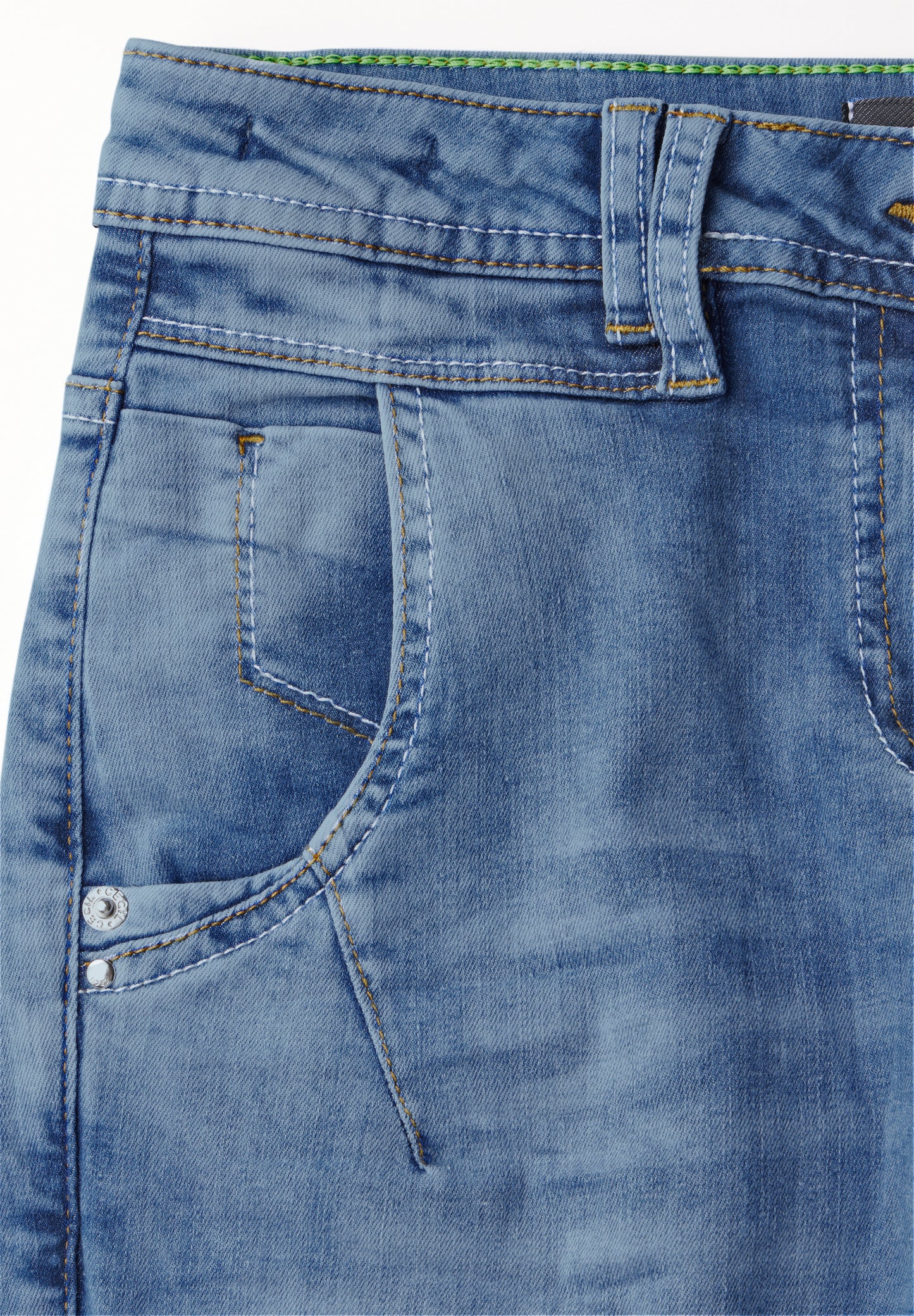 Jeans mit Cargo-Look Taschen