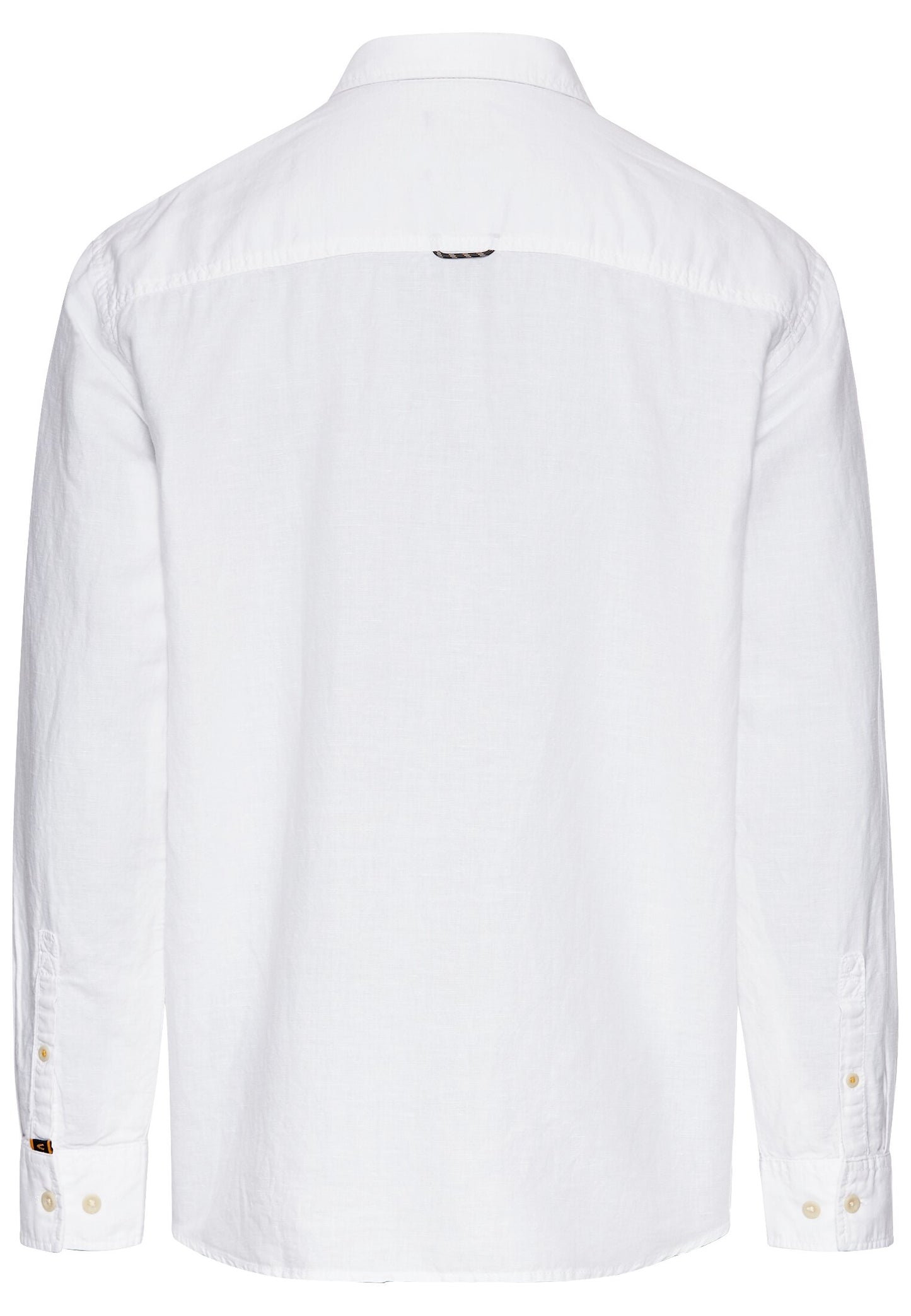 Langarm-Leinenhemd mit Soft-Wash-Veredelung