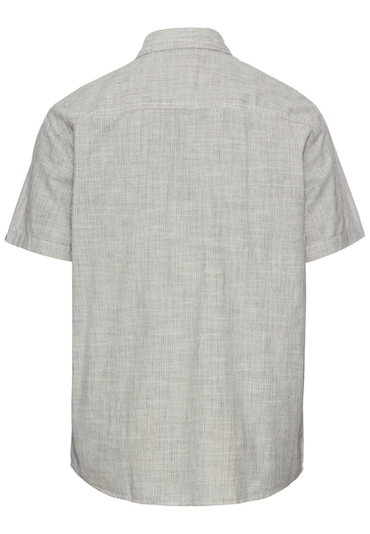 Kurzarmhemd mit Strukturmuster