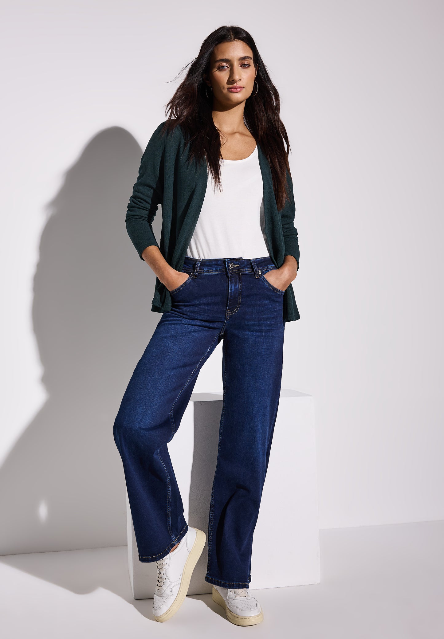 Strick-Look Jacke