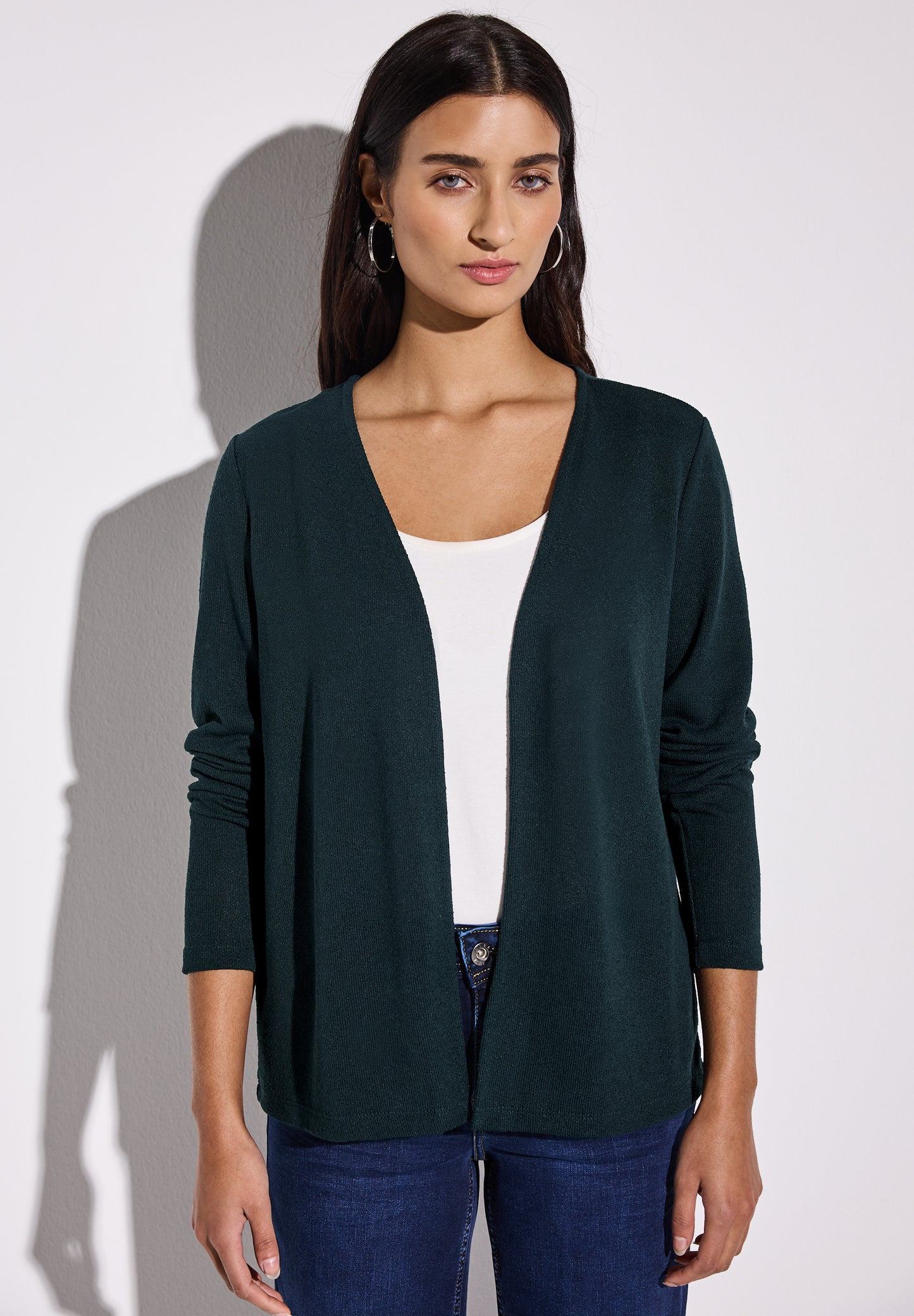 Strick-Look Jacke