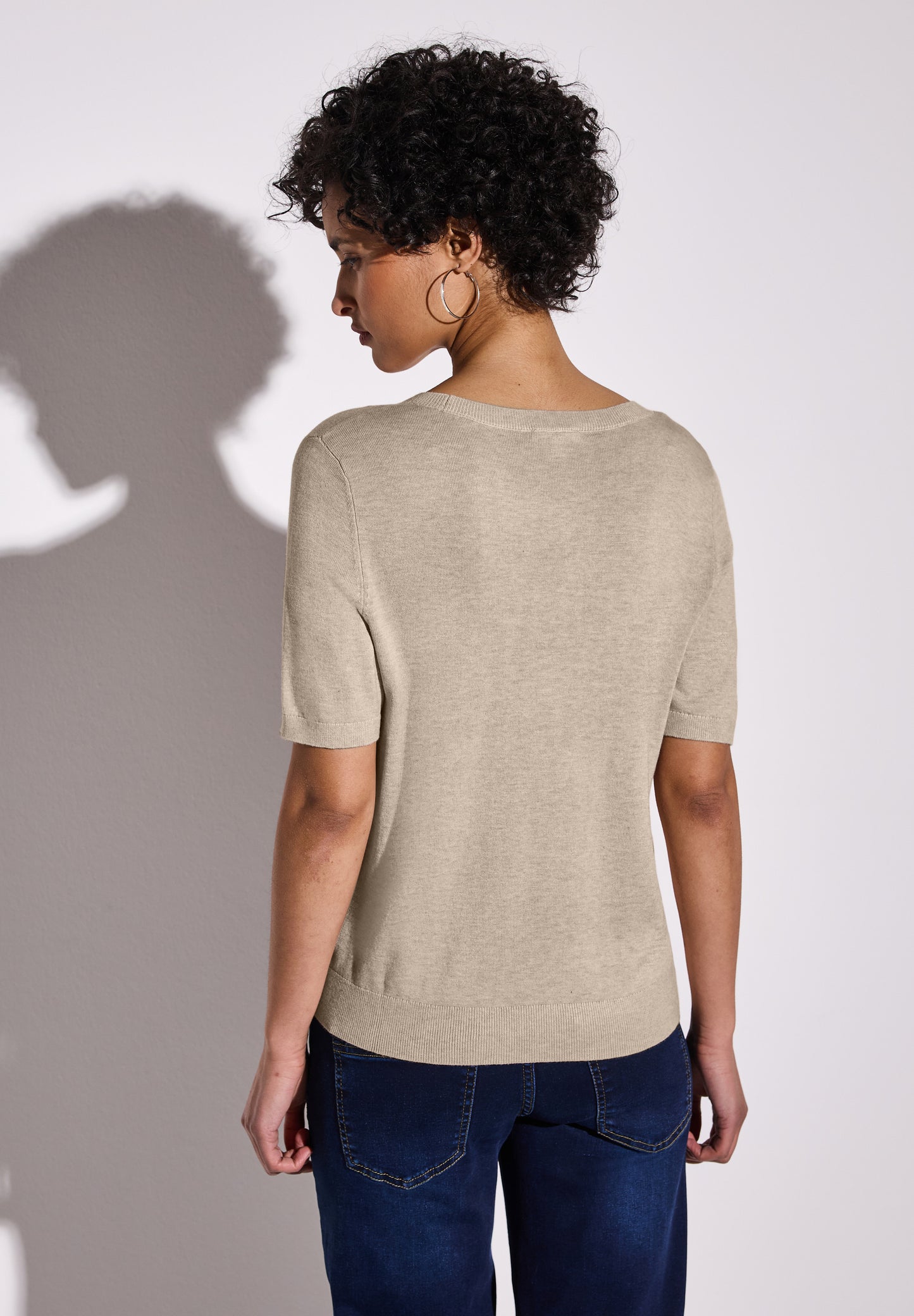 Kurzarmpullover