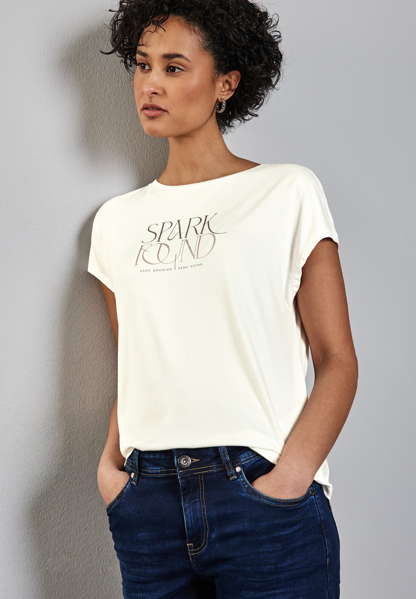T-Shirt mit Wording