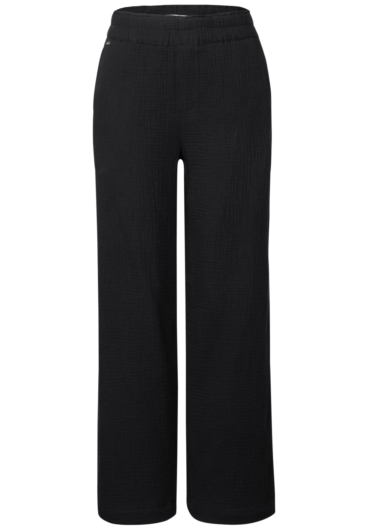 Wide Leg Musselin Hose