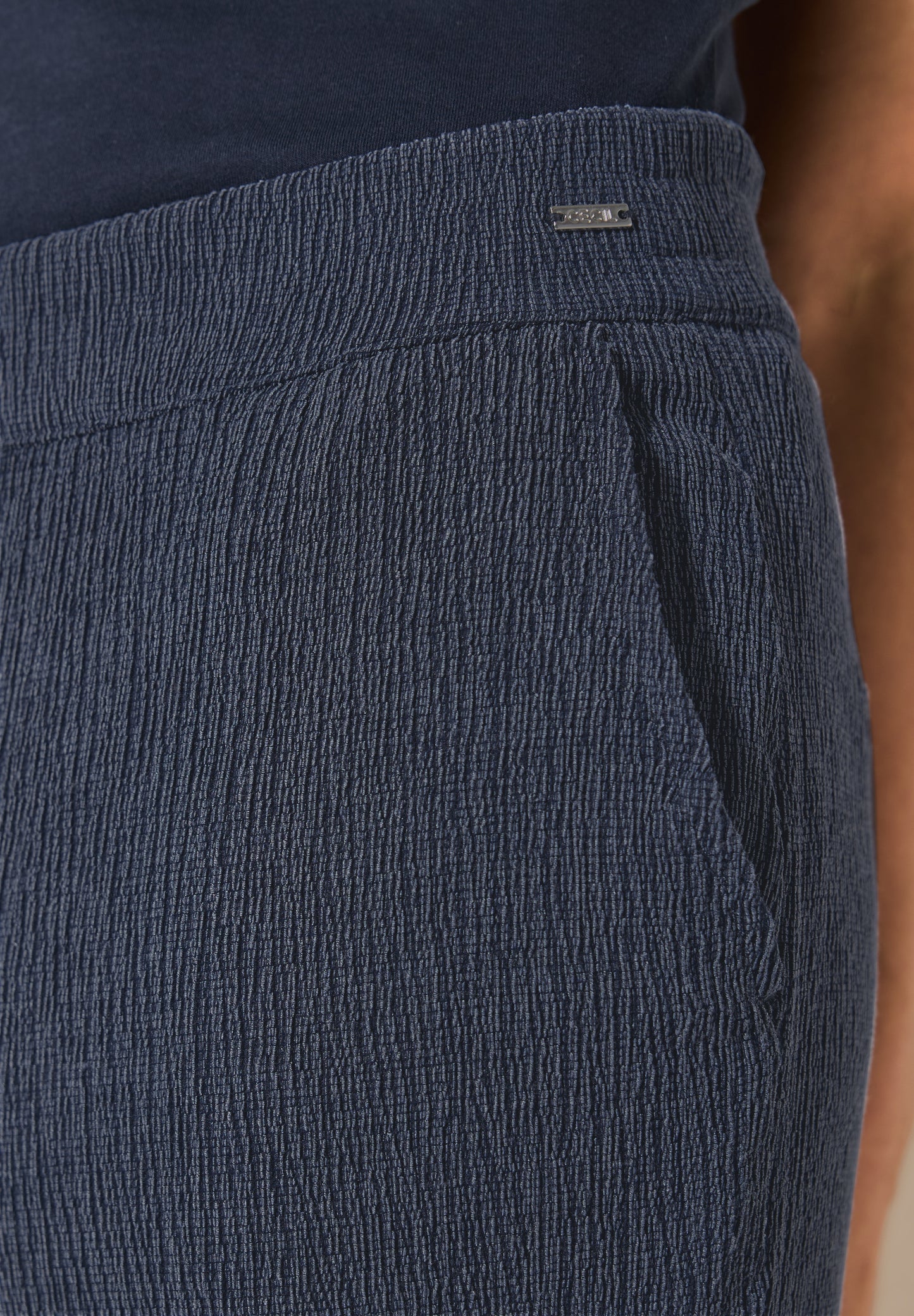 Wide Leg Strukturhose