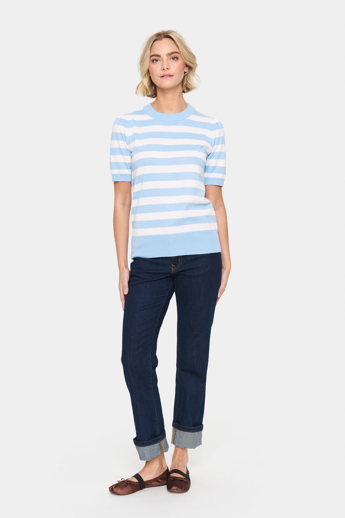 MilaSZ SS Block Stripe Pullover