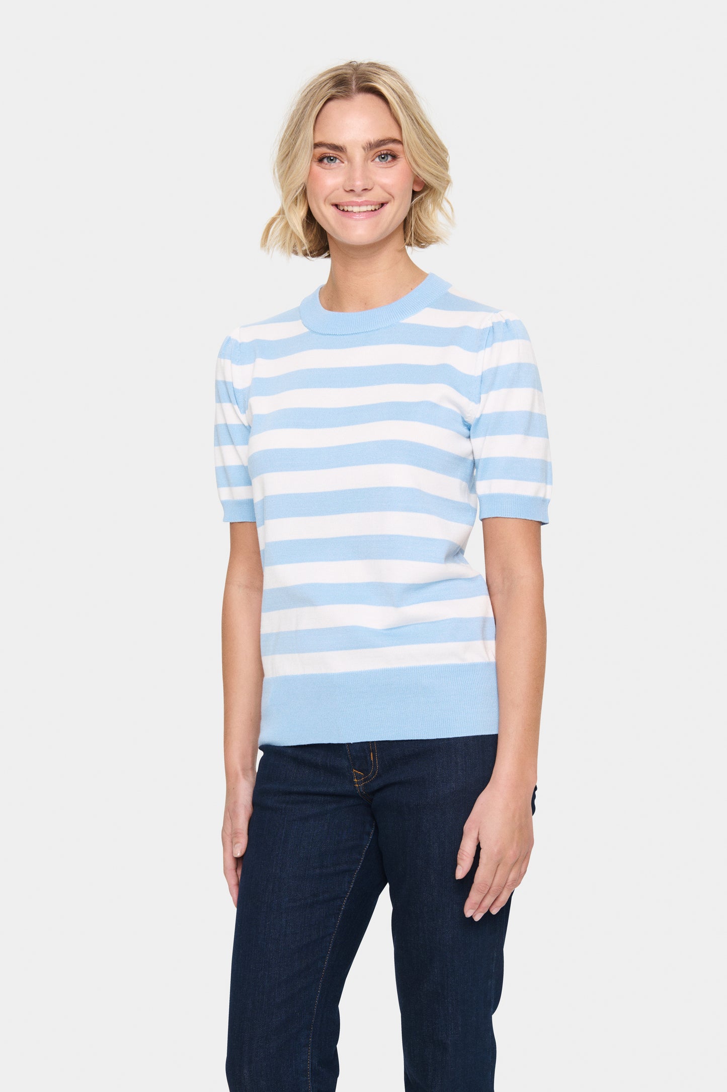 MilaSZ SS Block Stripe Pullover